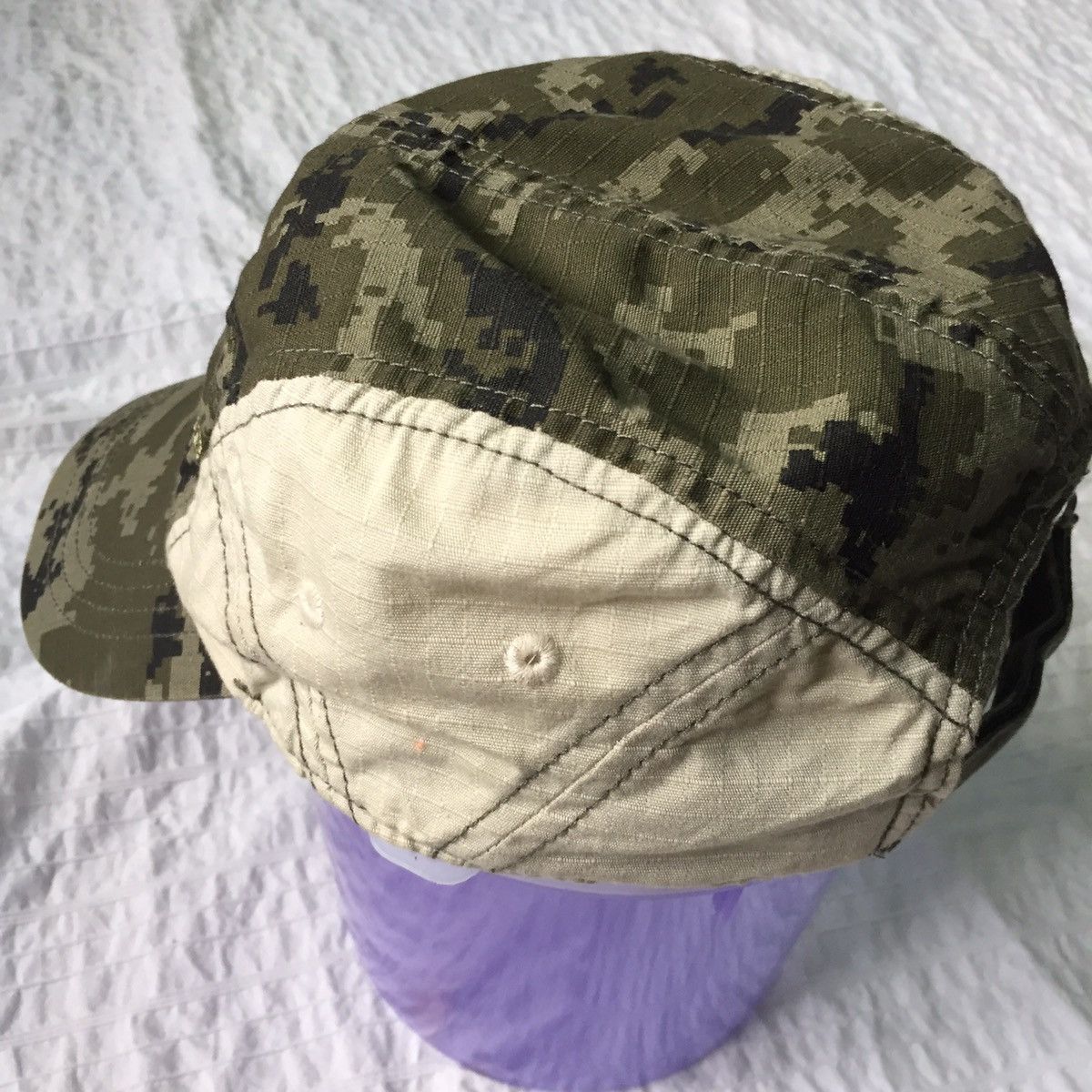 Japanese Brand Army Camo Military Cap Size ONE SIZE - 9 Thumbnail