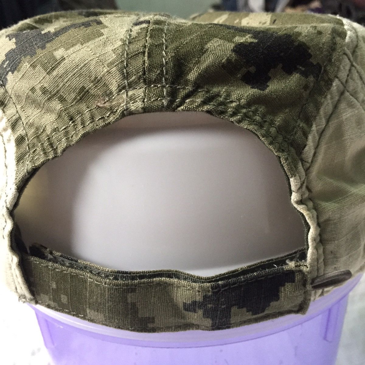 Japanese Brand Army Camo Military Cap Size ONE SIZE - 7 Thumbnail