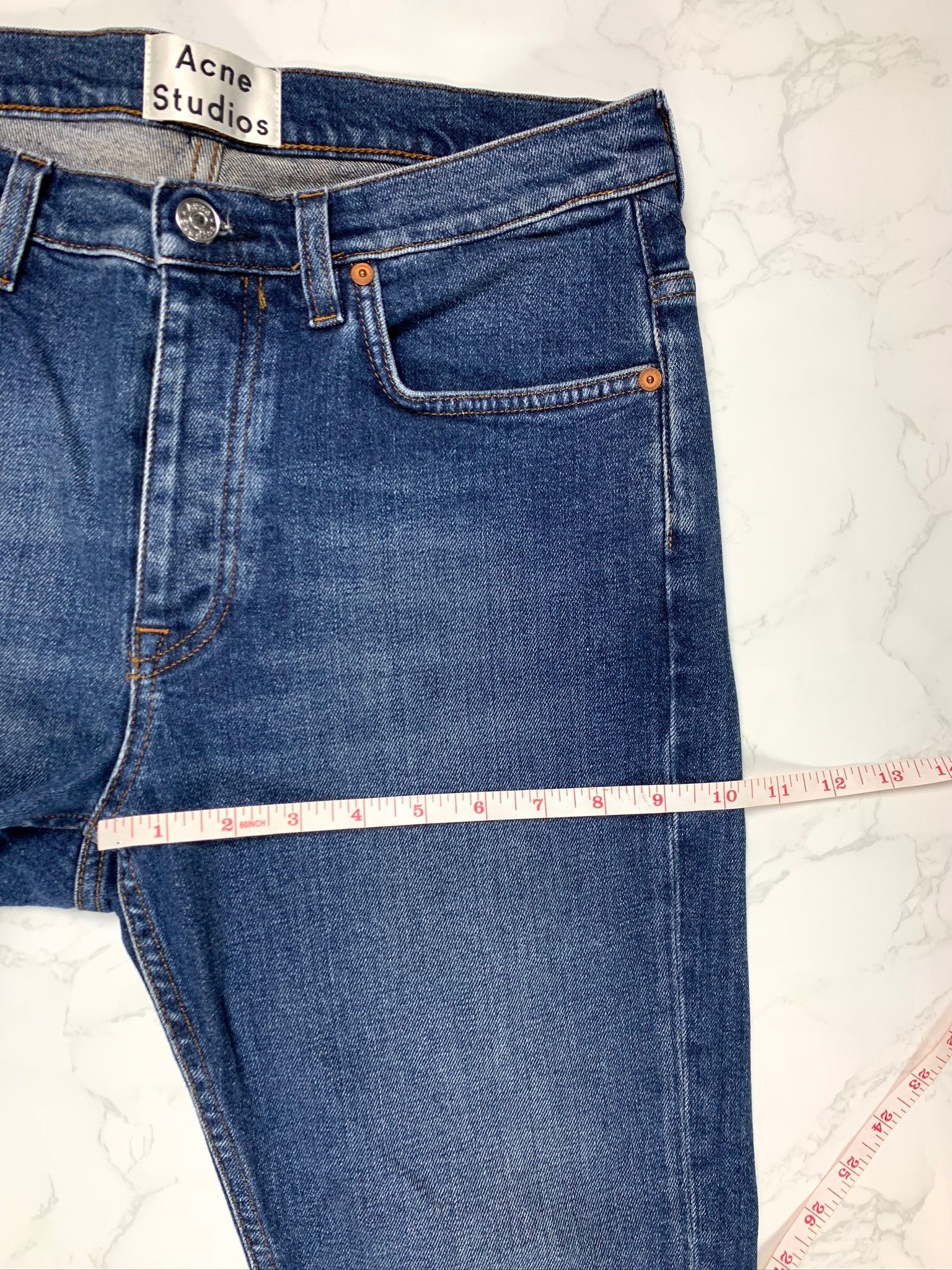Acne Studios Acne Studios Blue Skinny Jeans Size US 30 / EU 46 - 4 Thumbnail
