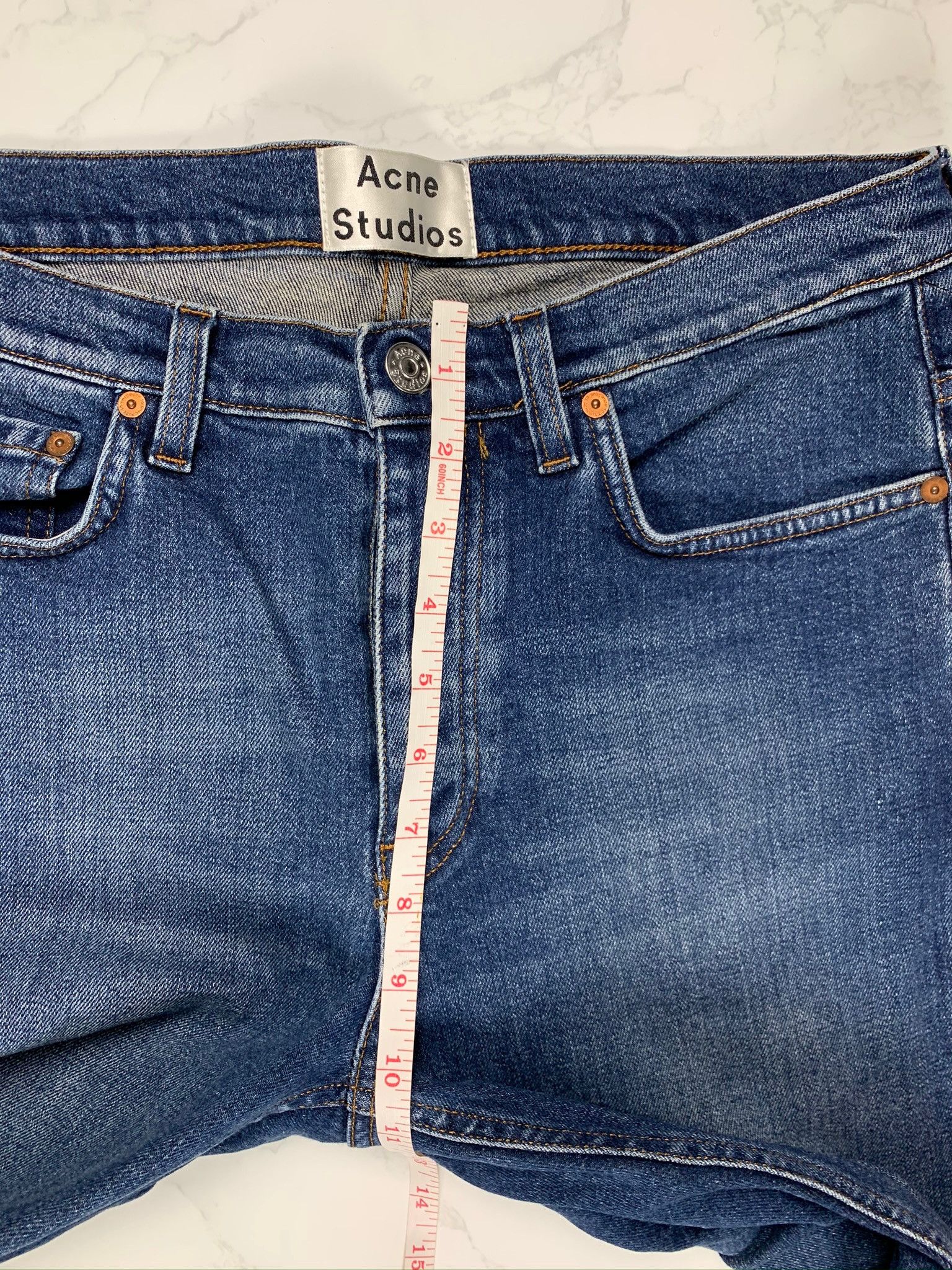 Acne Studios Acne Studios Blue Skinny Jeans Size US 30 / EU 46 - 3 Thumbnail