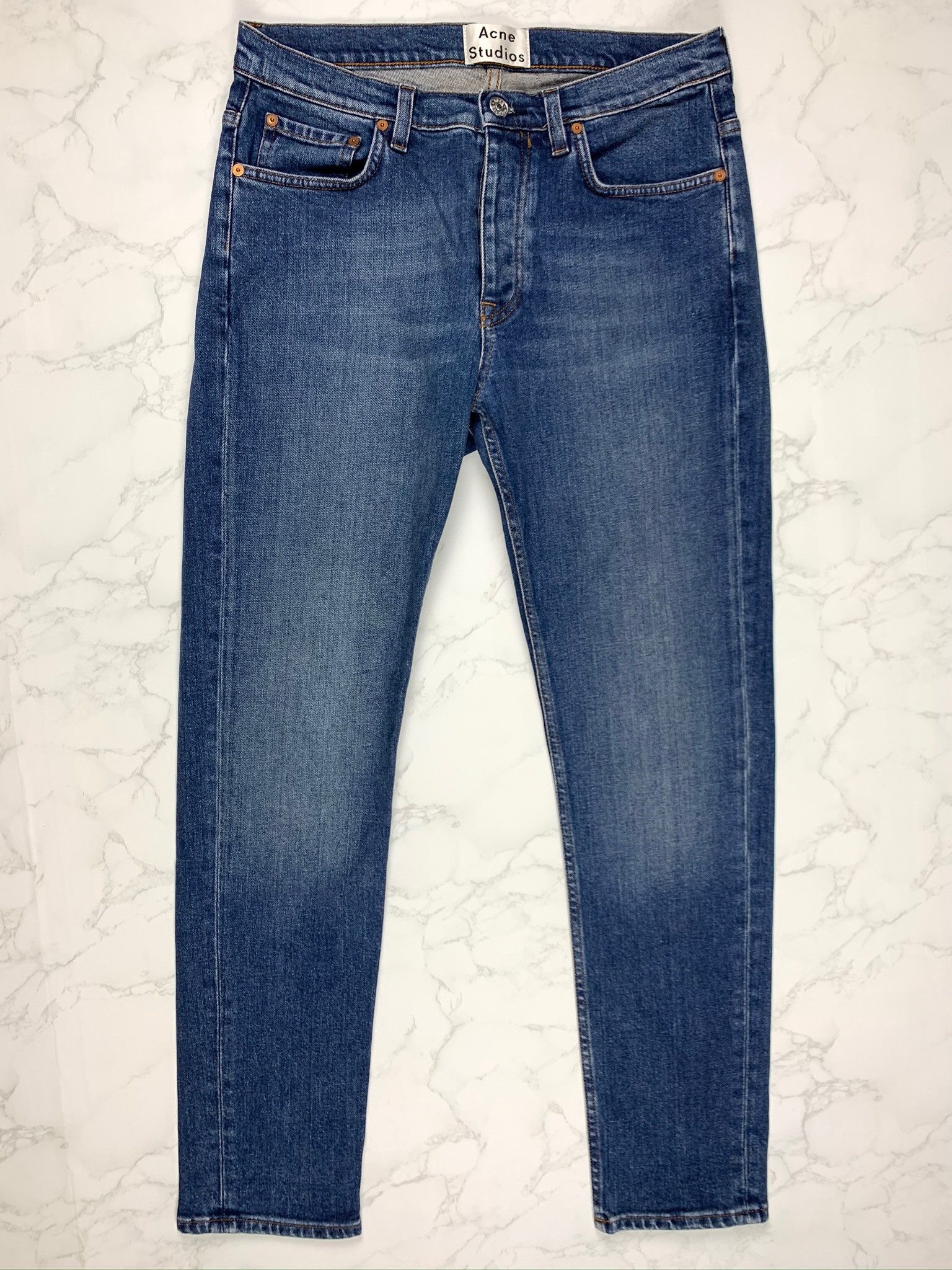 Acne Studios Acne Studios Blue Skinny Jeans Size US 30 / EU 46 - 7 Thumbnail