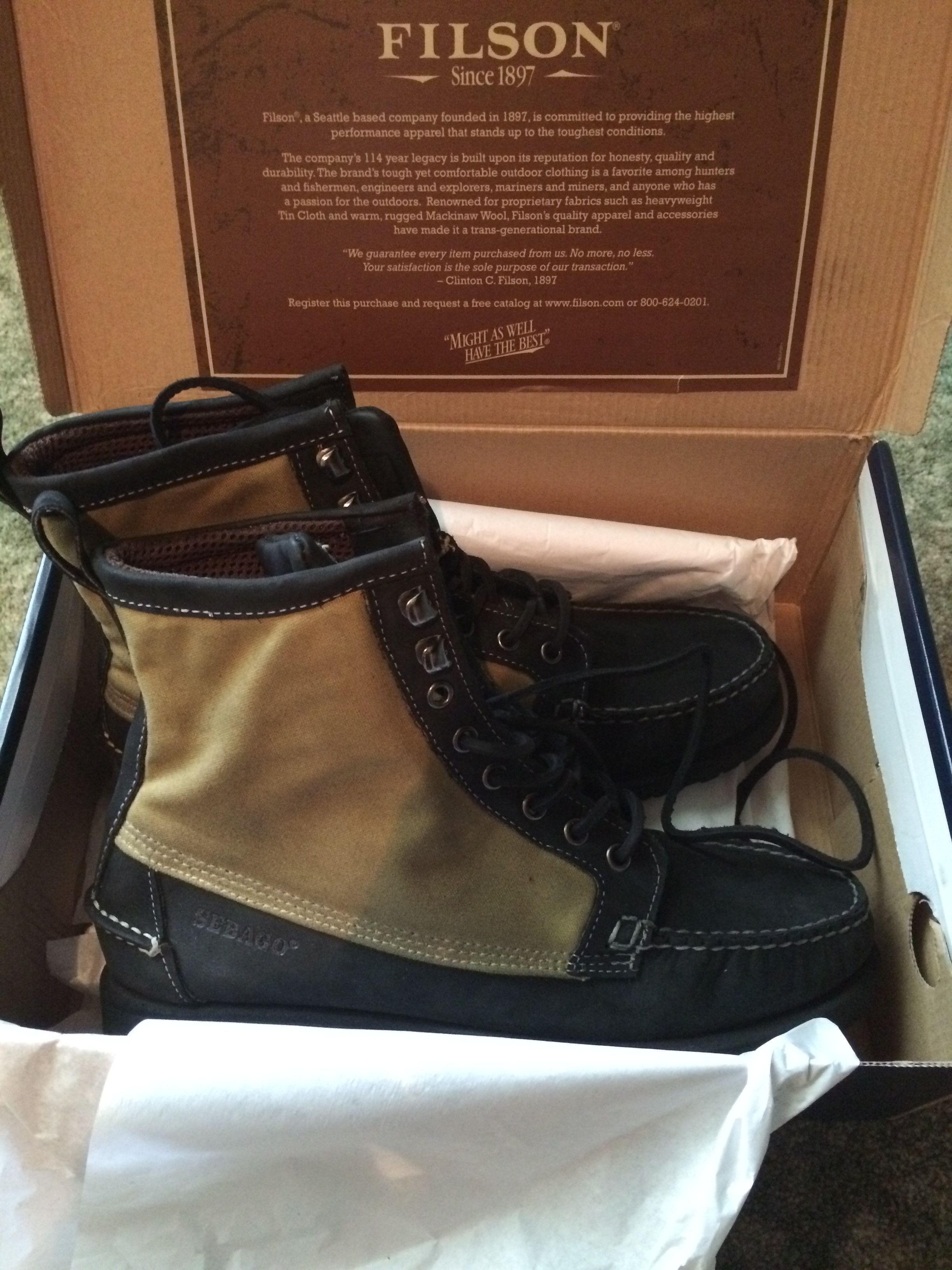 Filson × Sebago *NIB - Filson X Sebago Boots | Grailed