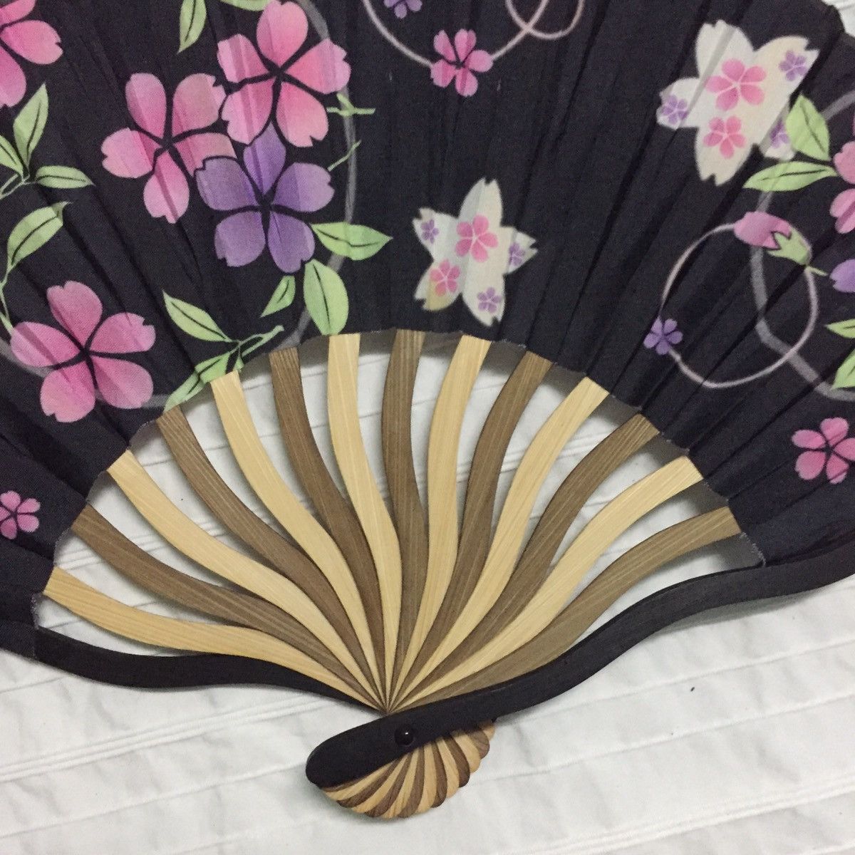 Japanese Brand Traditional Japanese Hand Paper Fan Size ONE SIZE - 9 Thumbnail