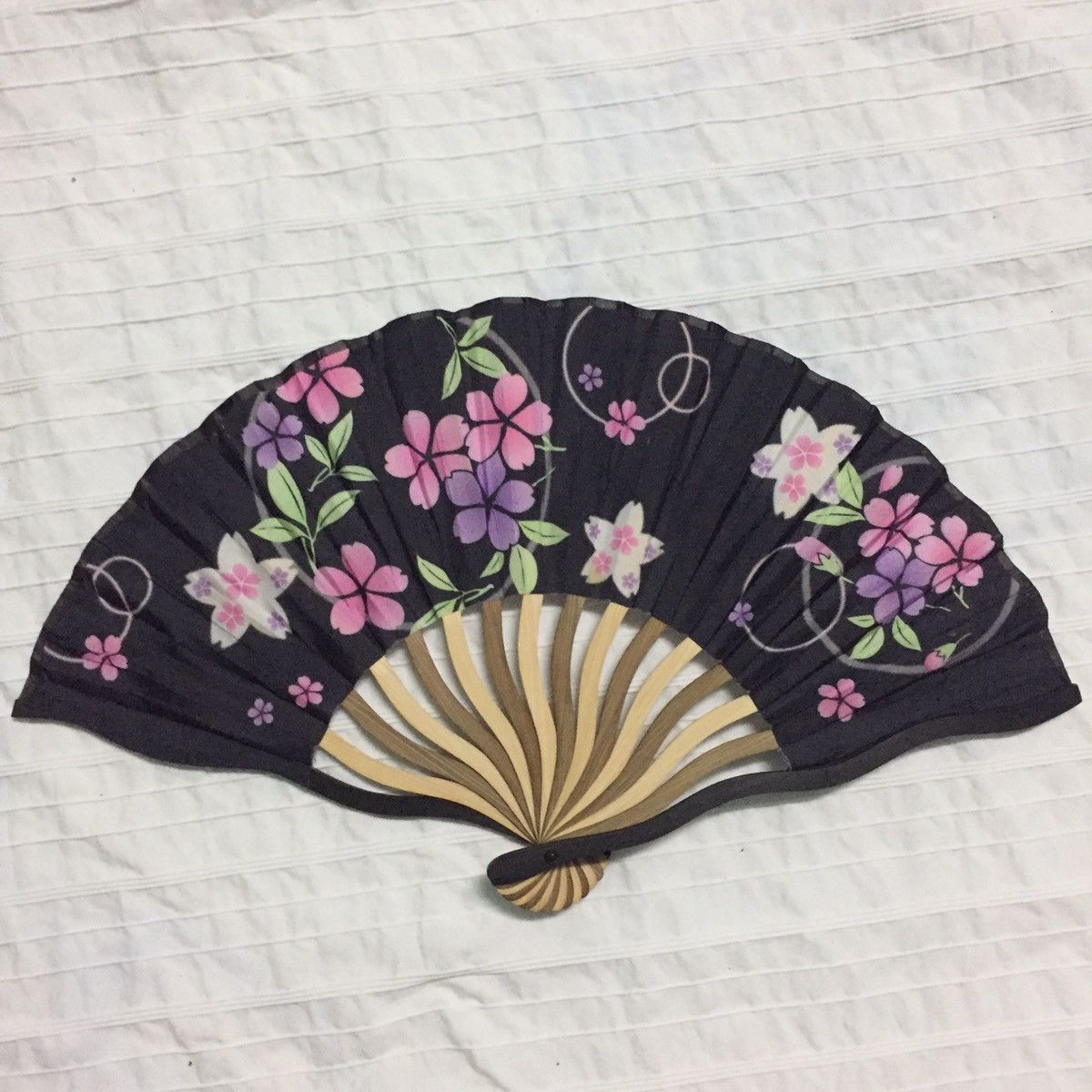 Japanese Brand Traditional Japanese Hand Paper Fan Size ONE SIZE - 8 Thumbnail