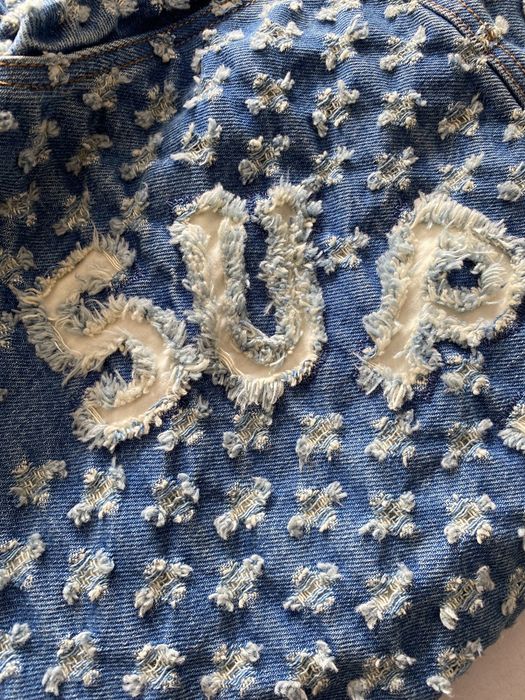 Supreme Supreme Hole Punch Denim Trucker Jacket - Gem