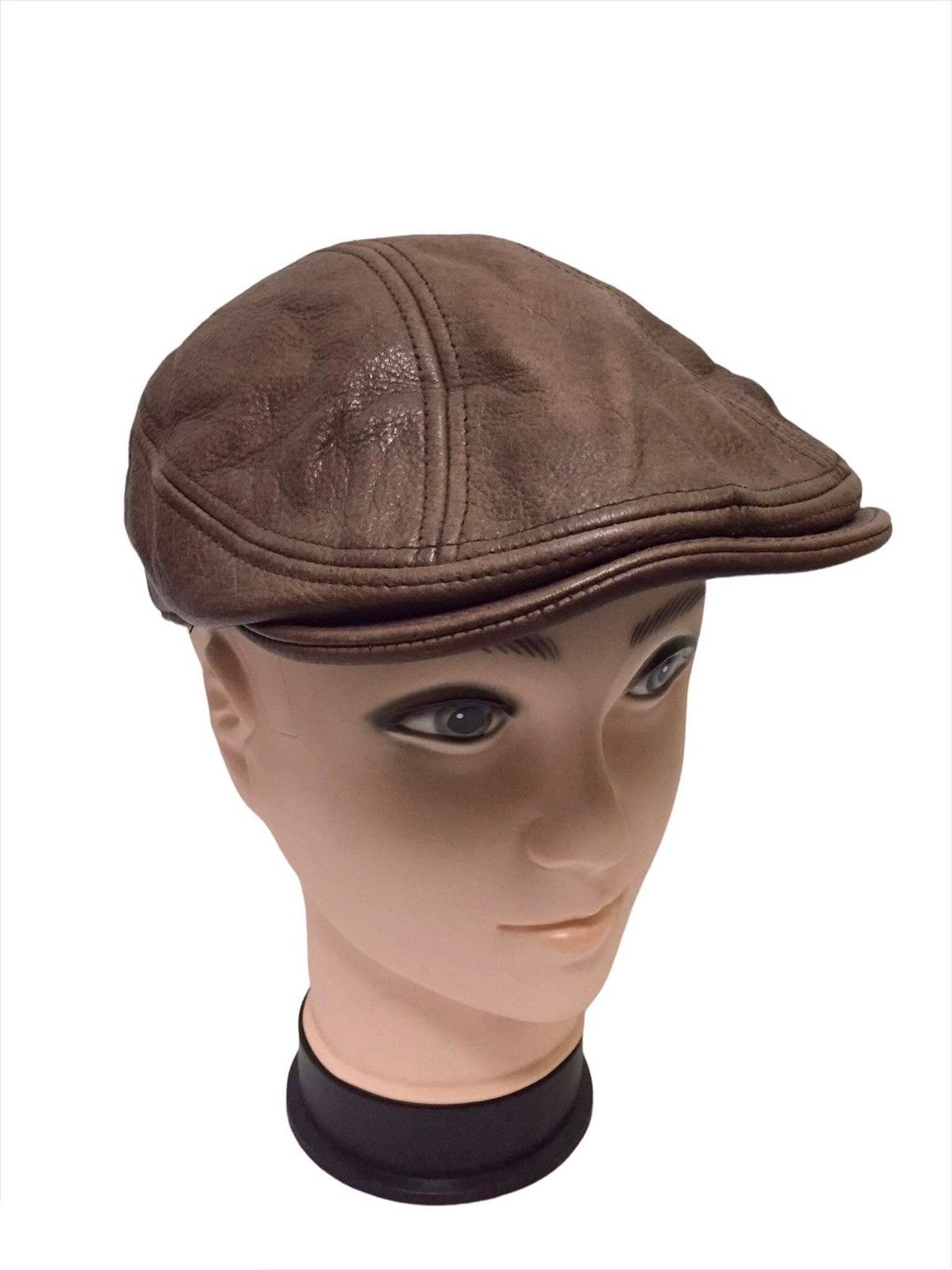 Product Of New York NEW YORK HAT & COMPANY GENUINE LEATHER HAT BERETTA Size ONE SIZE - 3 Thumbnail