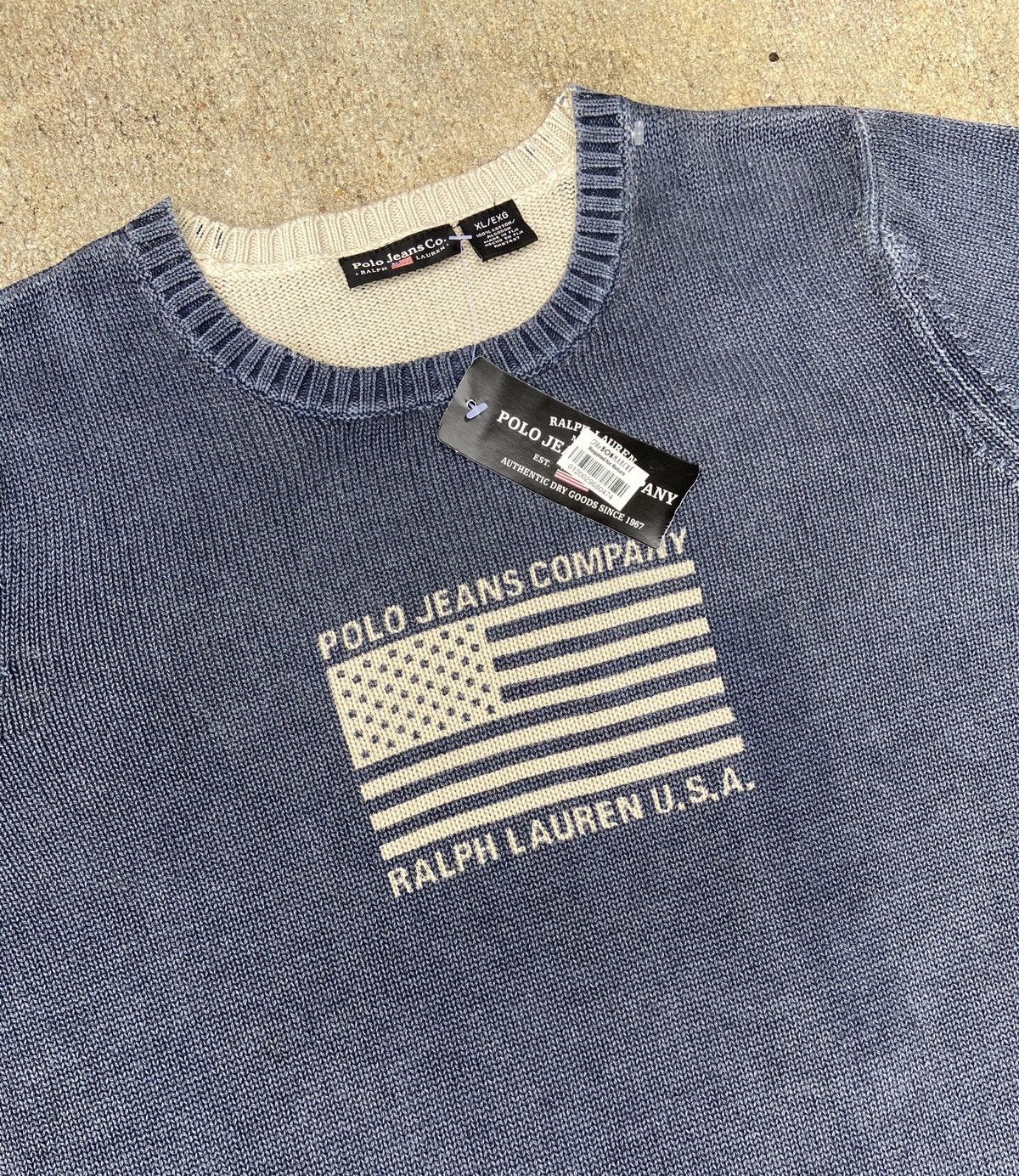 24SS POLO RALPH LAUREN INTARSIA USA KNIT