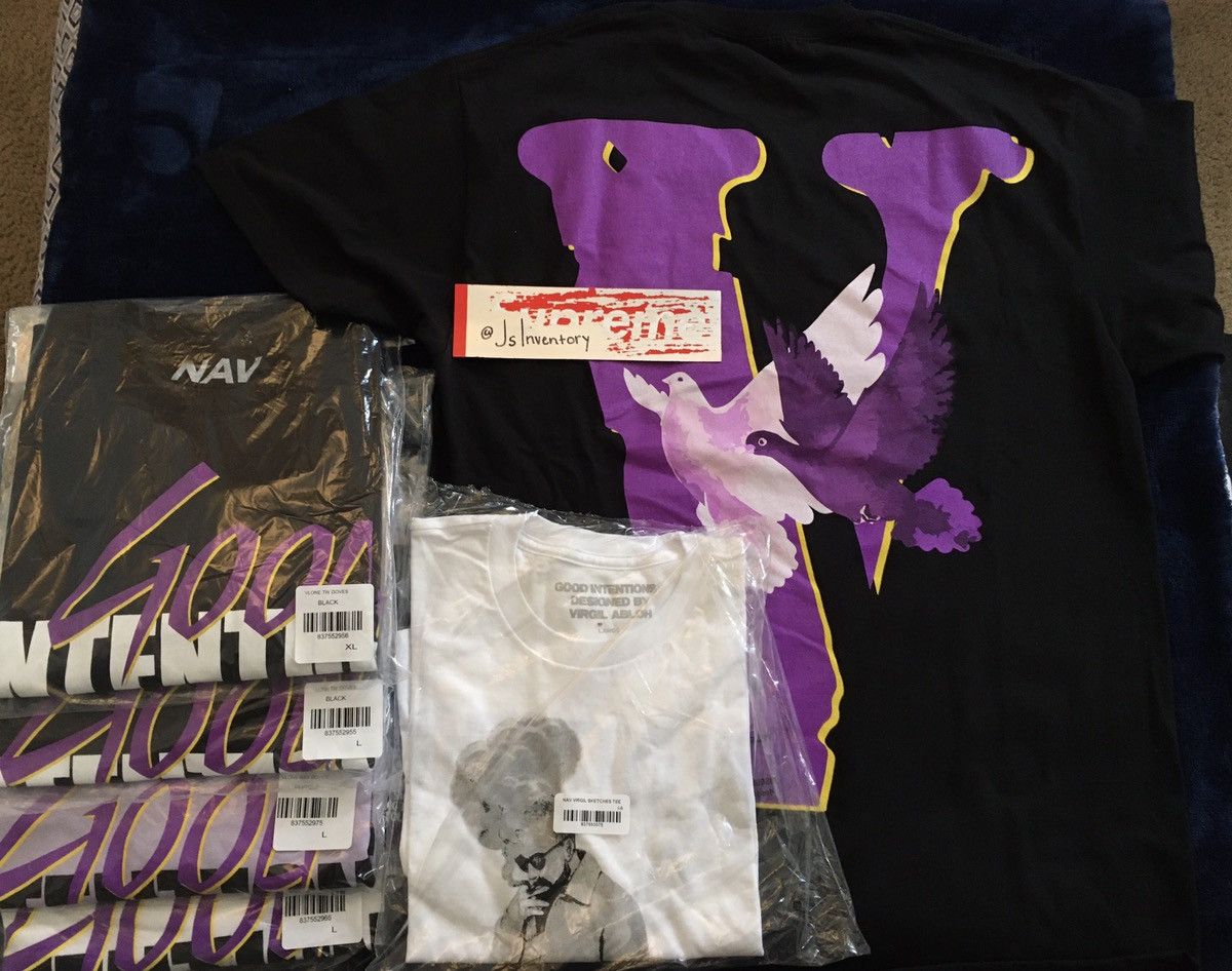 Virgil Abloh Nav x Virgil Abloh “SKETCHES” Tee Size US L / EU 52-54 / 3 - 1 Thumbnail