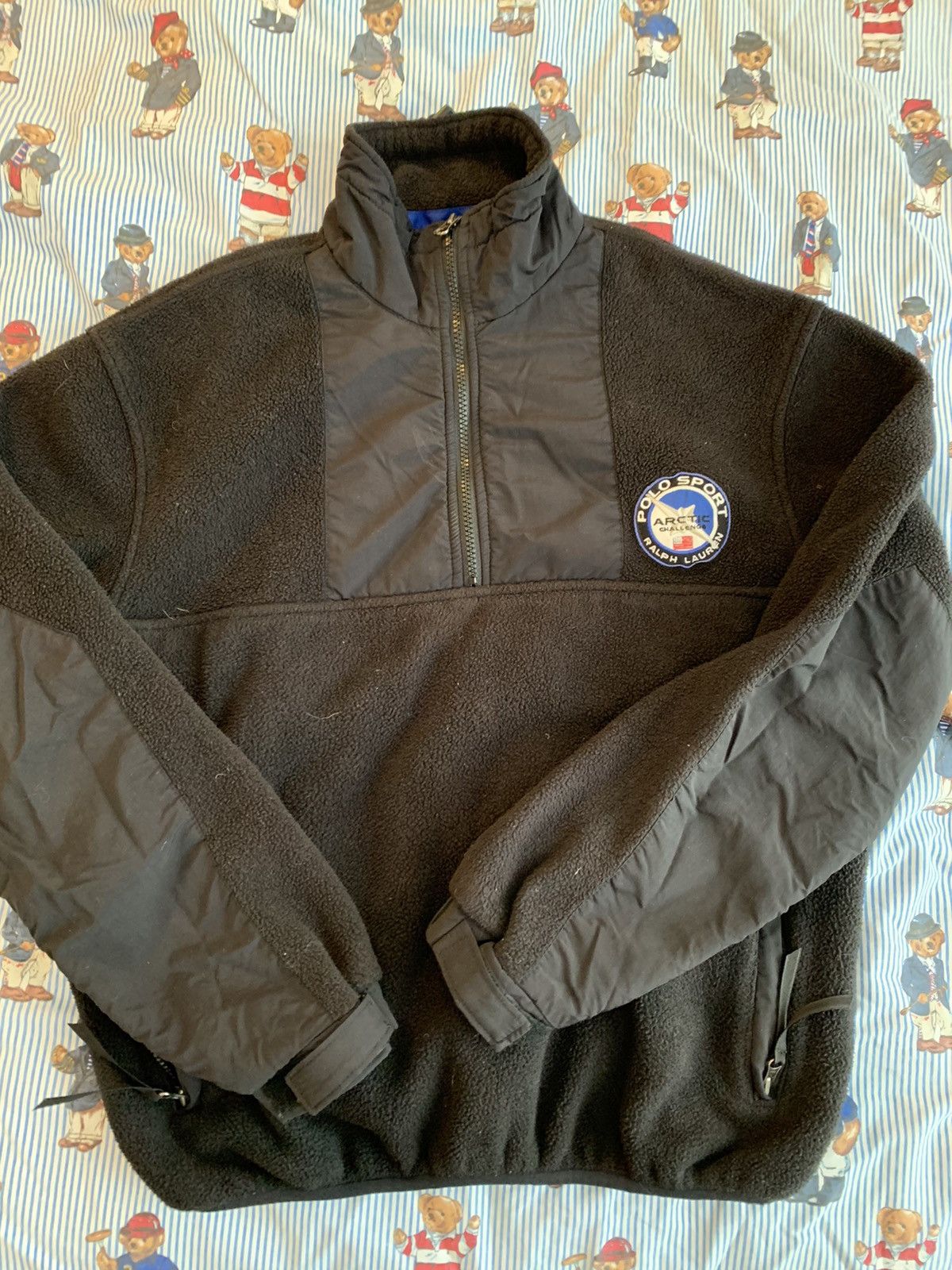 Vintage offers Polo Sport Ocean Challenge quarter zip pullover