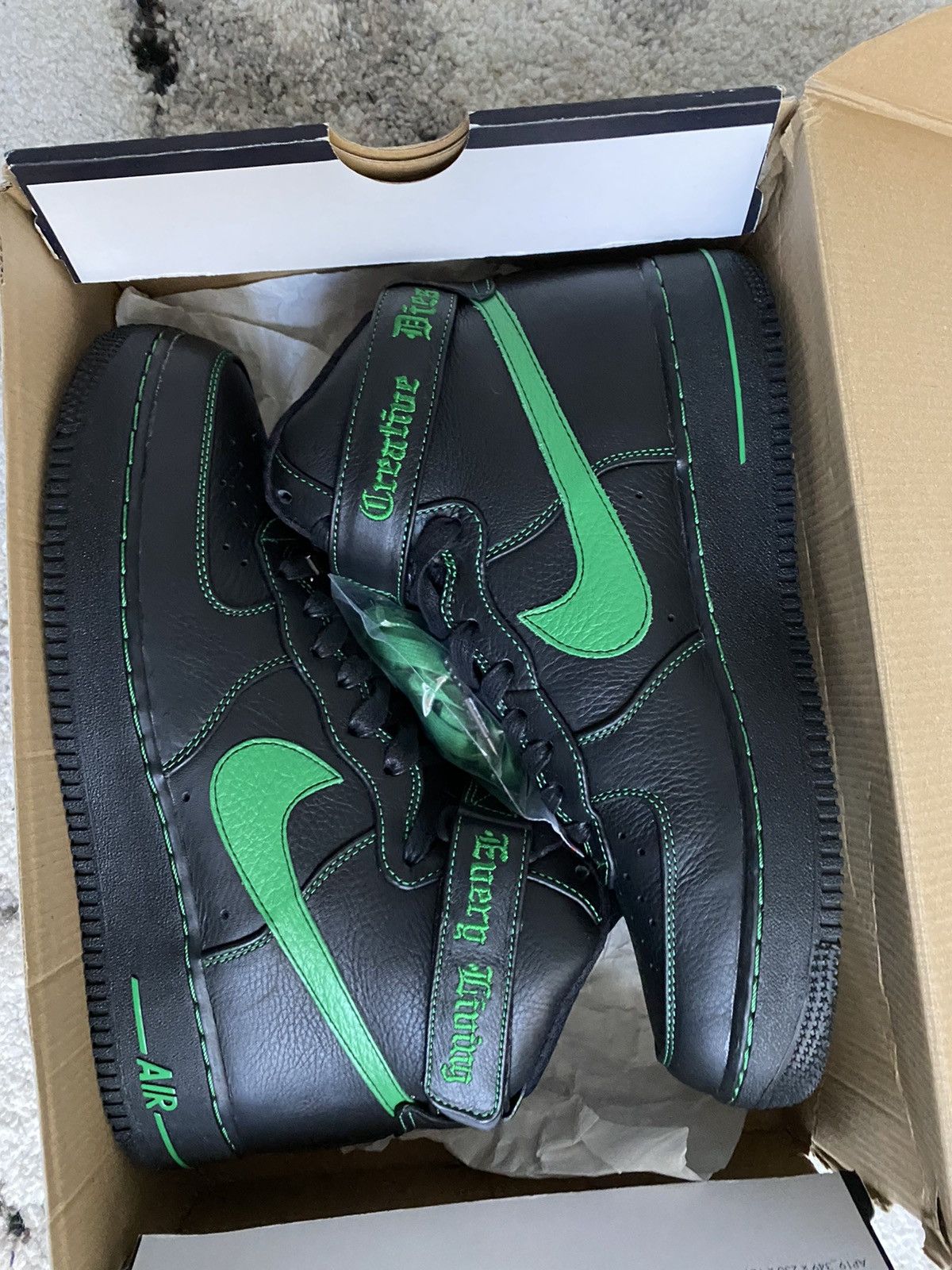 vlone air force 1 green