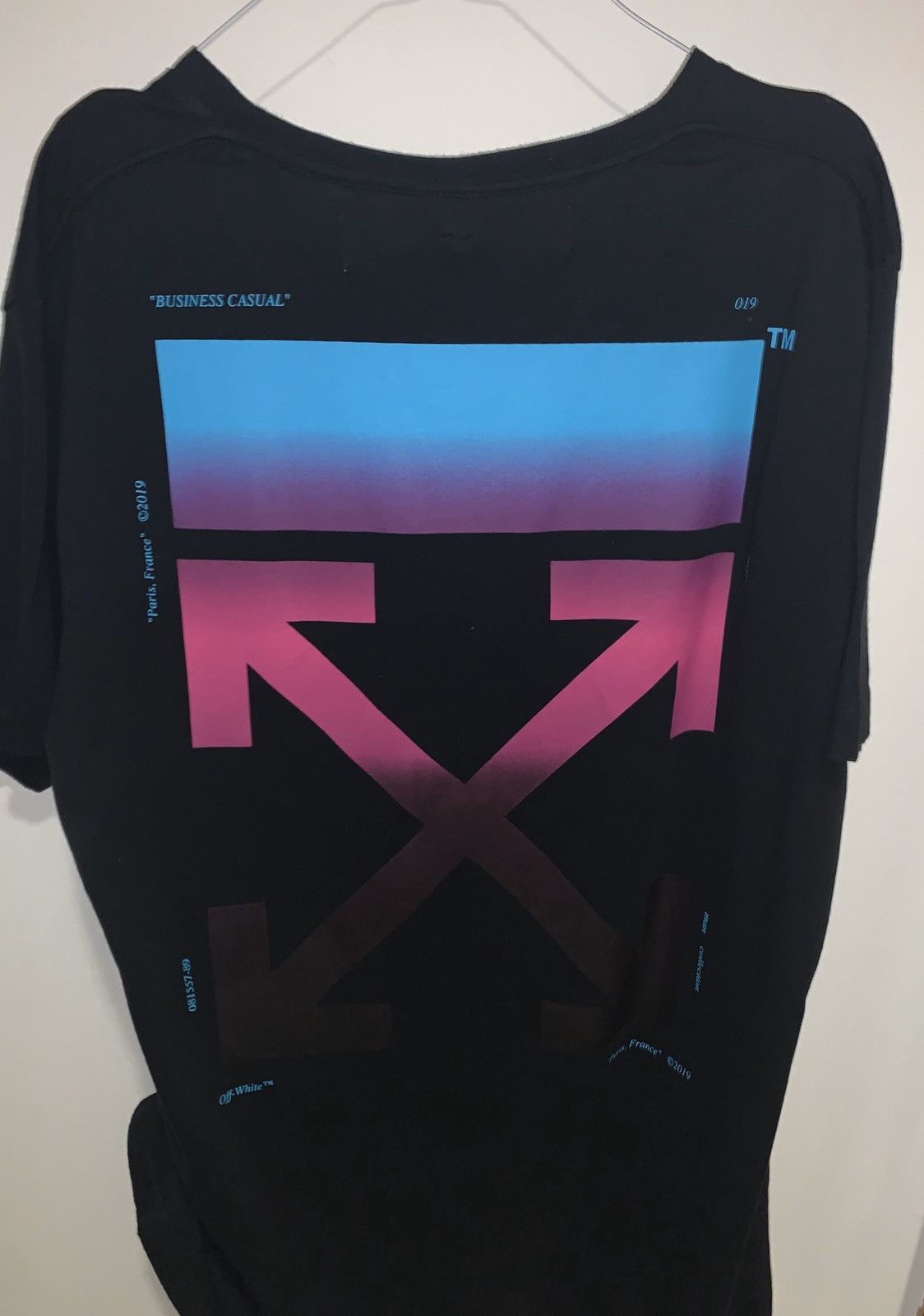 Off-White Gradient Diagonals Tee Size US XL / EU 56 / 4 - 3 Thumbnail