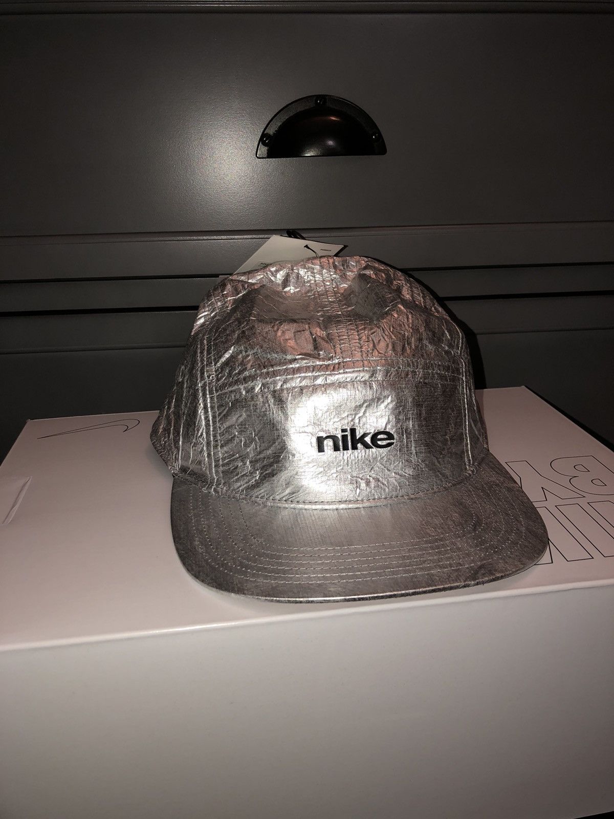 Nike NIKE MARS LANDING HAT AW84 NRG SILVER NWT NIKELAB Grailed