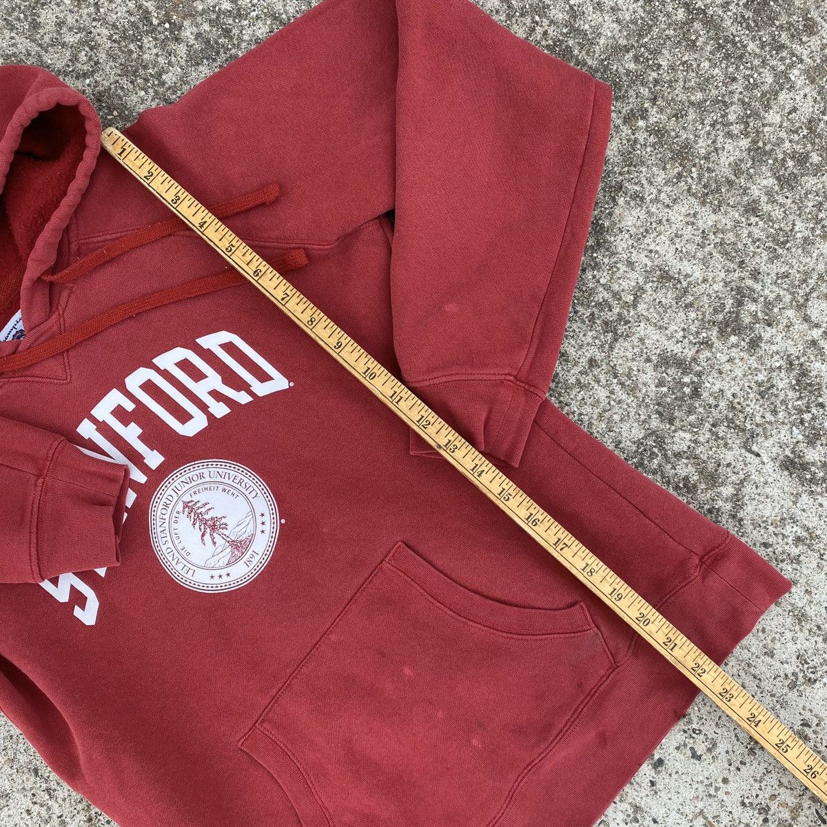 Champion VINTAGE STANFORD UNIVERSITY COLLEGE HOODIE USA 90s SPORT Y2K Size US S / EU 44-46 / 1 - 2 Thumbnail