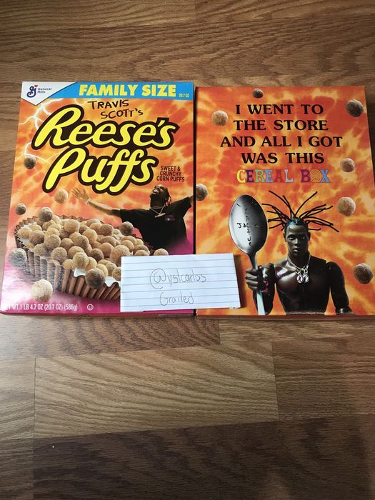 Travis Scott Travis Scott’s Cereal Box Reece’s Puffs (2 Boxes) | Grailed