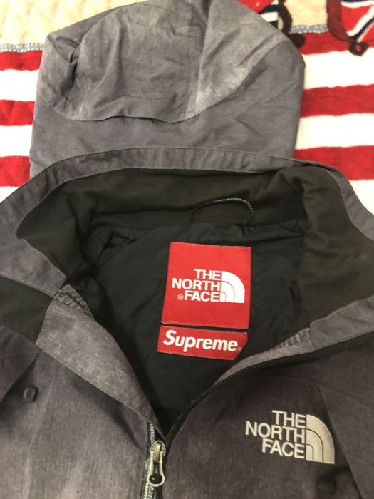 SUPREME THE NORTH FACE BY ANY MEANS MOUNTAIN JACKET YELLOW L FW15 TNF