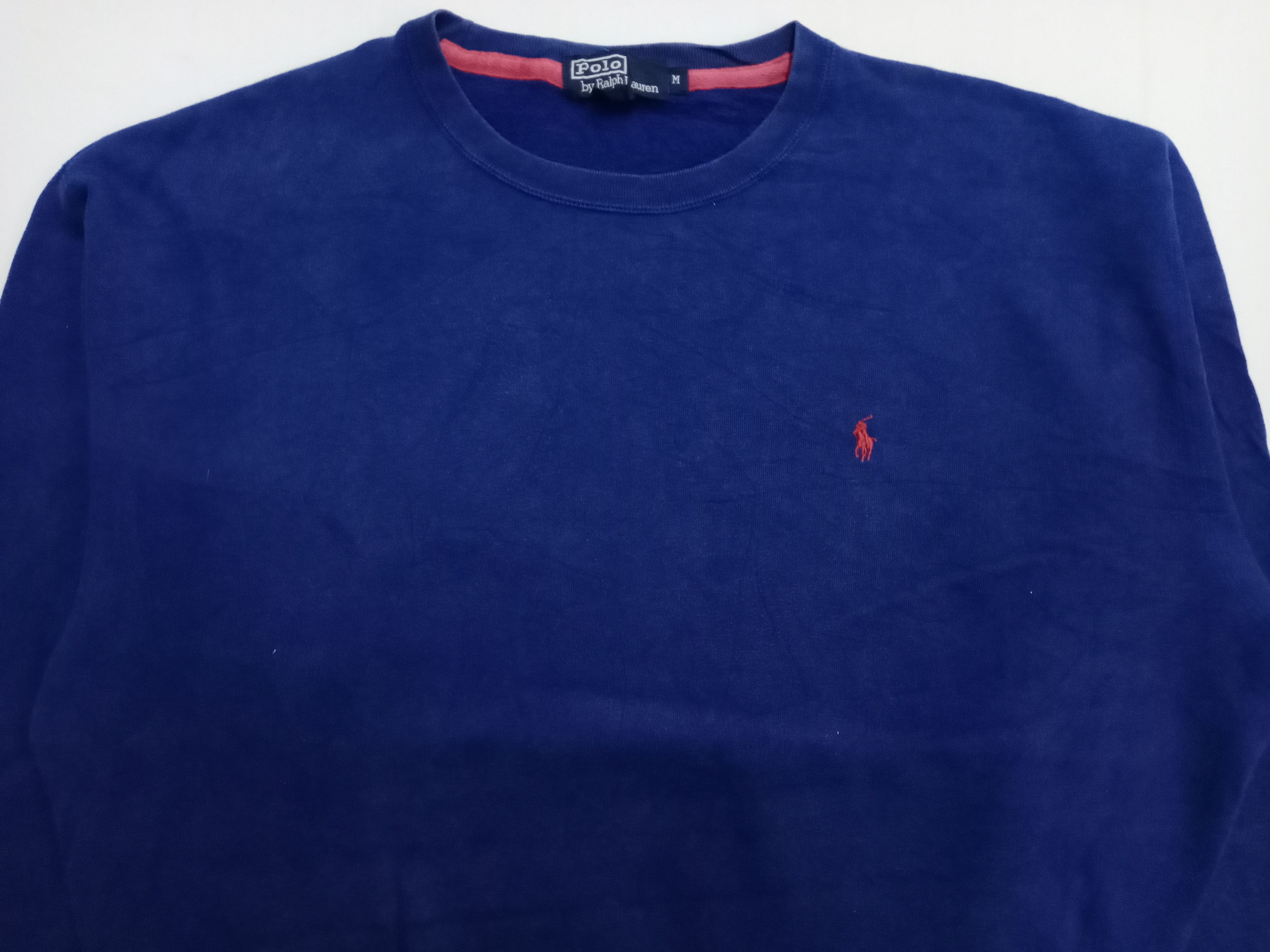 Polo Ralph Lauren × Ralph Lauren × Vintage Vintage Polo Small Logo Embroidered Sweatshirt Size US XL / EU 56 / 4 - 4 Thumbnail