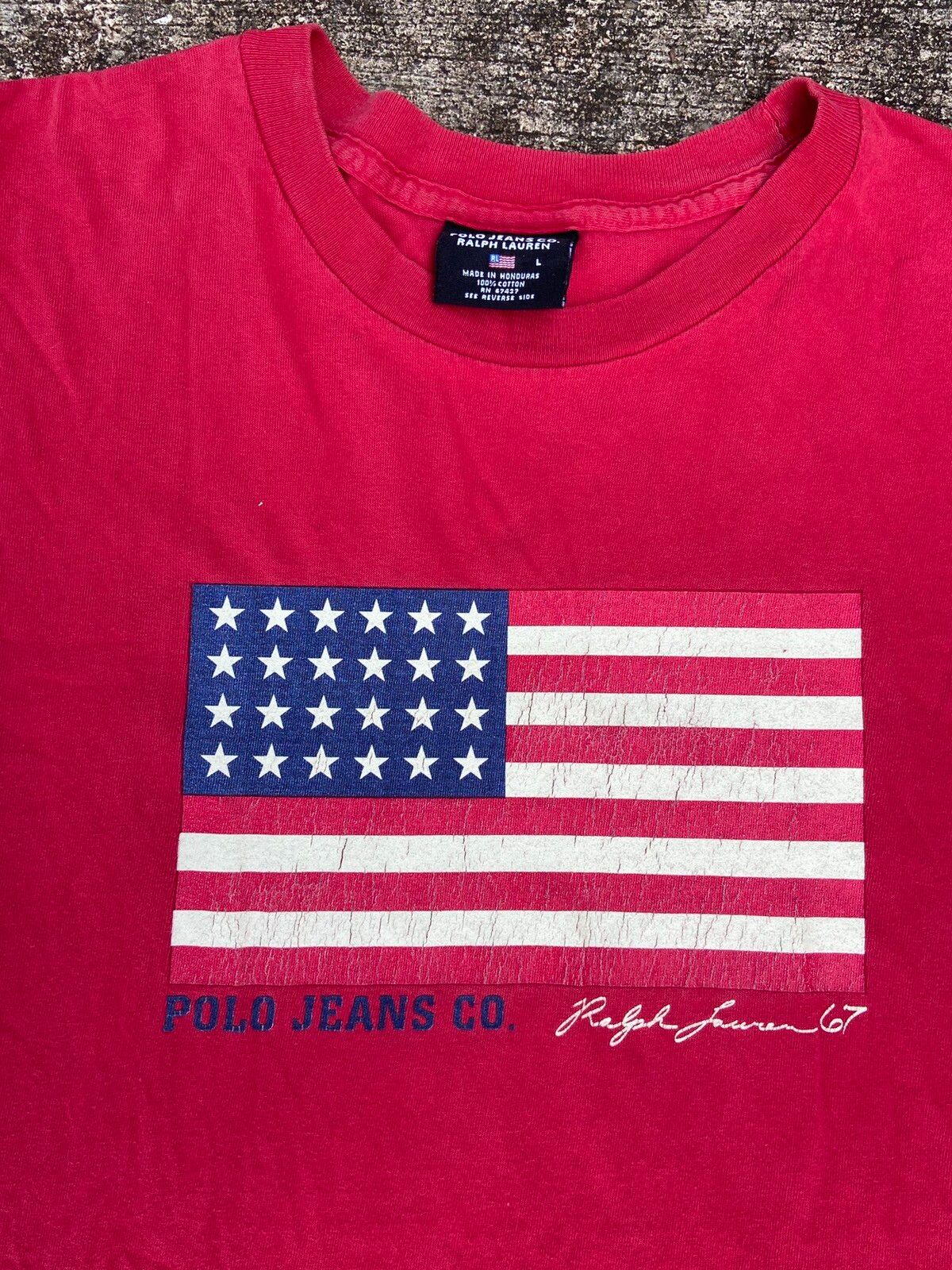 Polo Ralph Lauren Polo USA Country Flag Shirt Size US L / EU 52-54 / 3 - 1 Preview