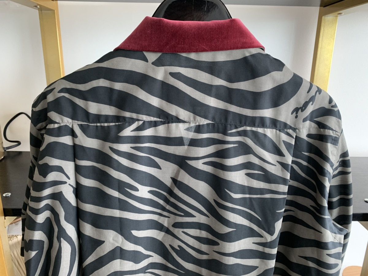 Sacai Sacai Archive 🏆20SS Velvet Collar Zebra - Shirt size 2 Size US M / EU 48-50 / 2 - 3 Thumbnail