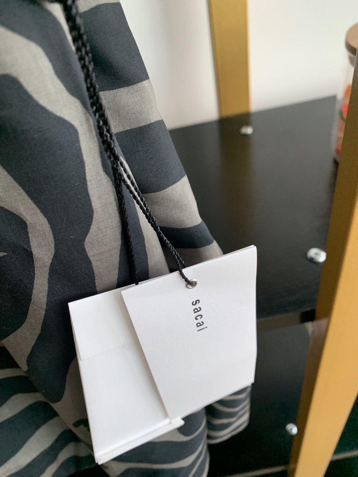 Sacai Sacai Archive 🏆20SS Velvet Collar Zebra - Shirt size 2 Size US M / EU 48-50 / 2 - 5 Thumbnail
