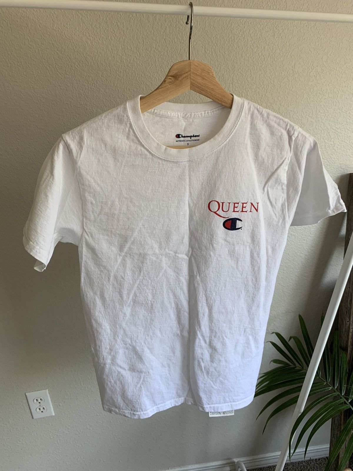 Band Tees Champion Champion x Queen T shirt Grailed