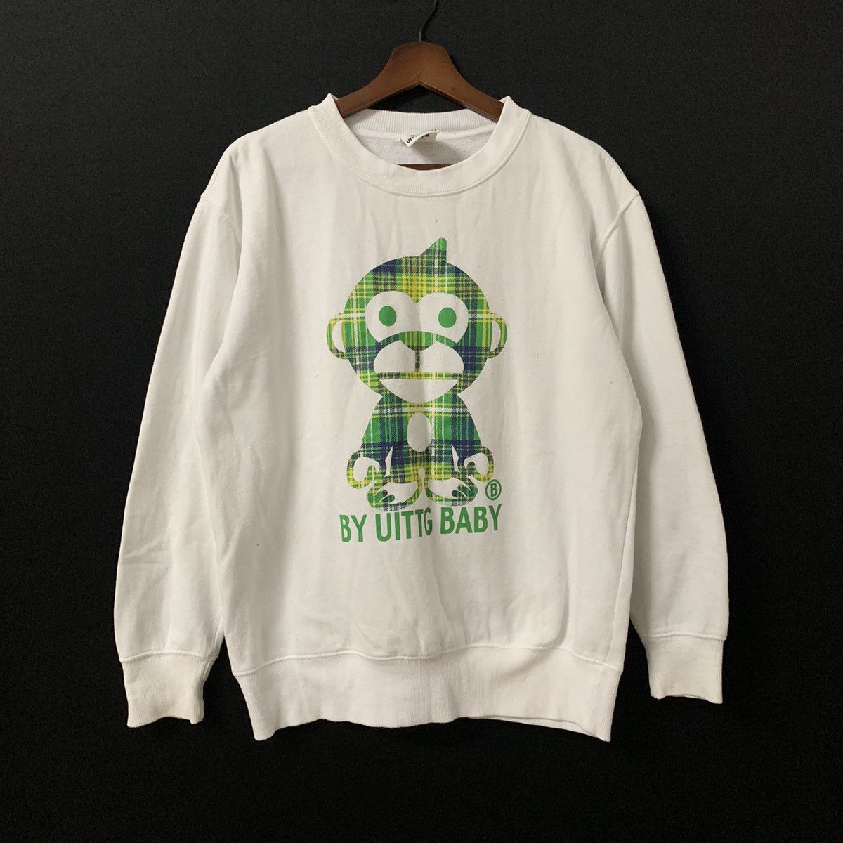 Other Vintage UITTG Baby Big Logo Hyper Primates Crewneck Sweater Size US L / EU 52-54 / 3 - 1 Thumbnail
