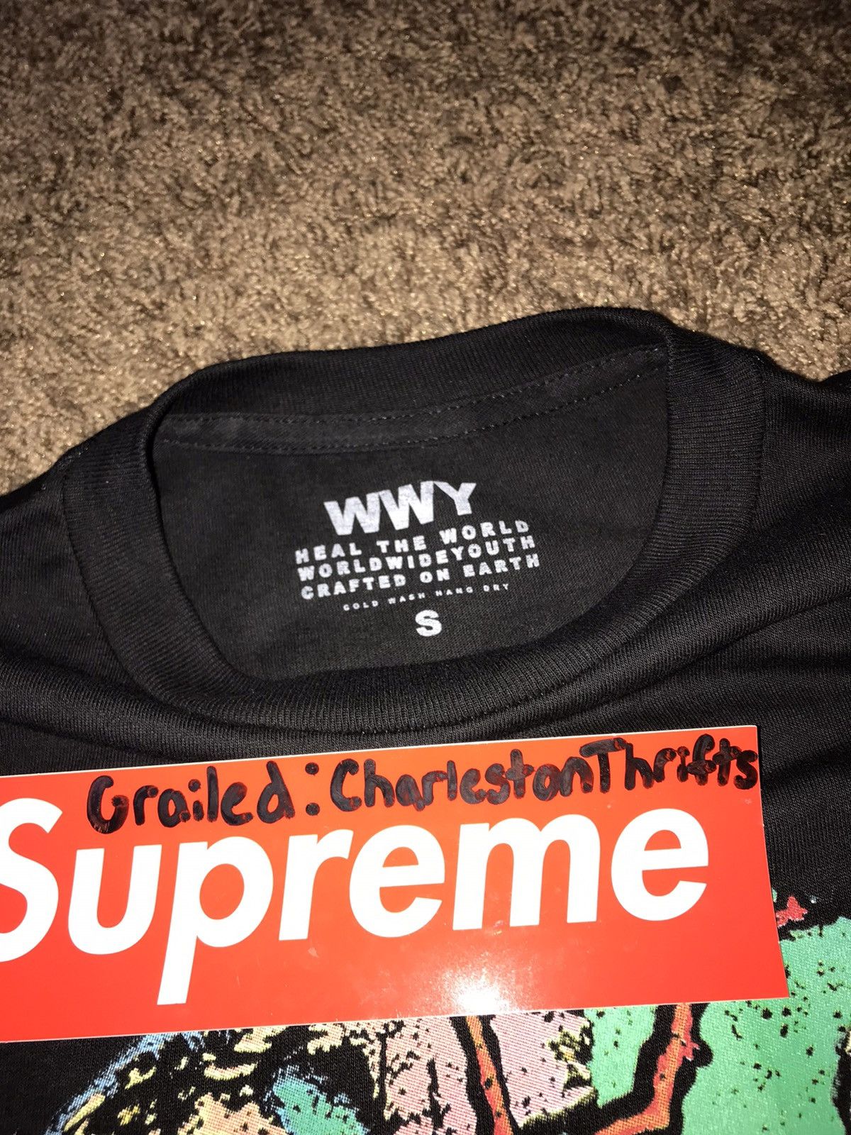 Vintage × Worldwide Youth WWY Heal The World Tee BLM Size US S / EU 44-46 / 1 - 3 Thumbnail