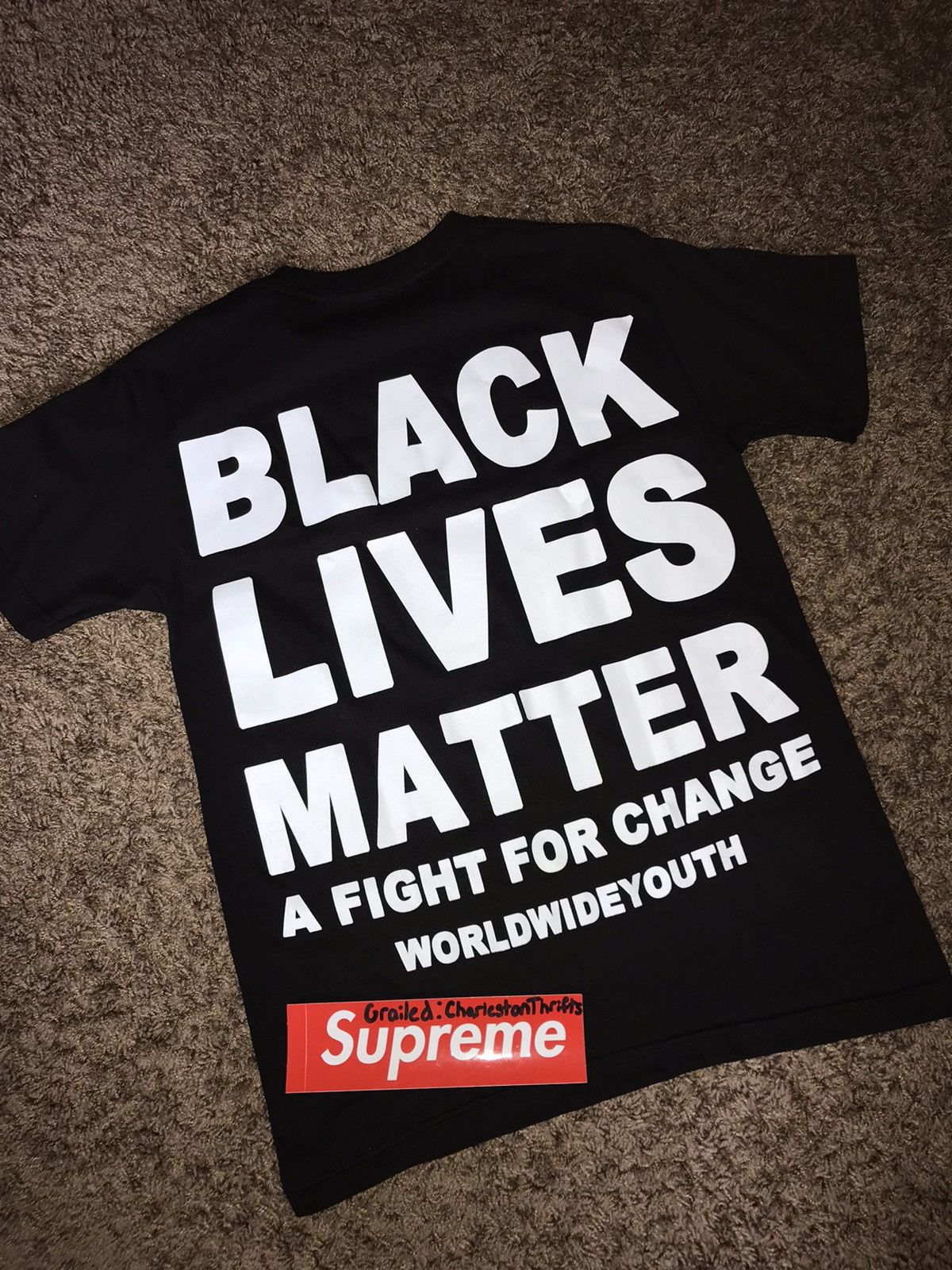 Vintage × Worldwide Youth WWY Heal The World Tee BLM Size US S / EU 44-46 / 1 - 4 Thumbnail