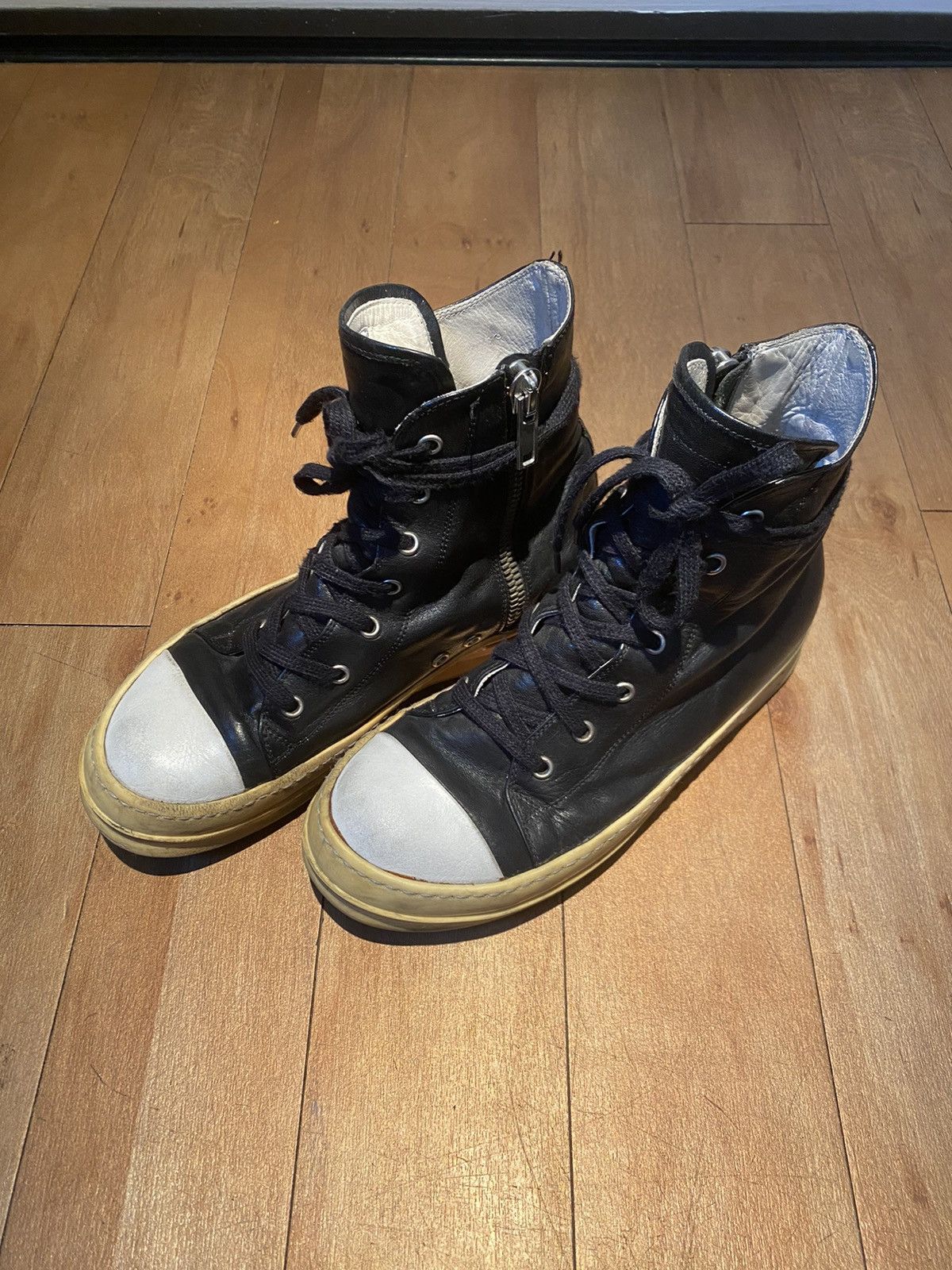 Rick Owens Rick Owens Staple Leather Ramones | Grailed