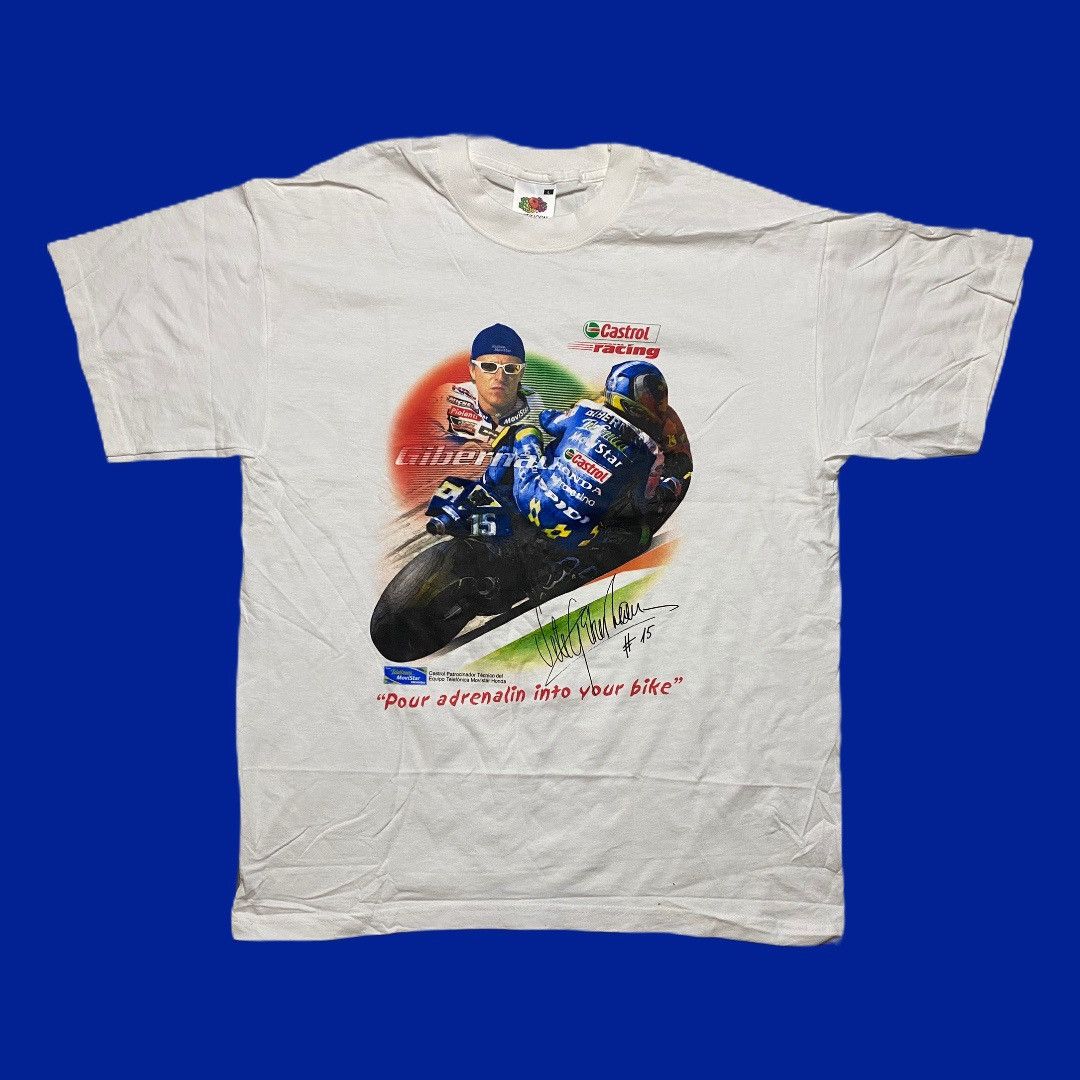 Vintage Vintage MotoGP Sete Gibernau t shirt very rare Size US L / EU 52-54 / 3 - 1 Thumbnail