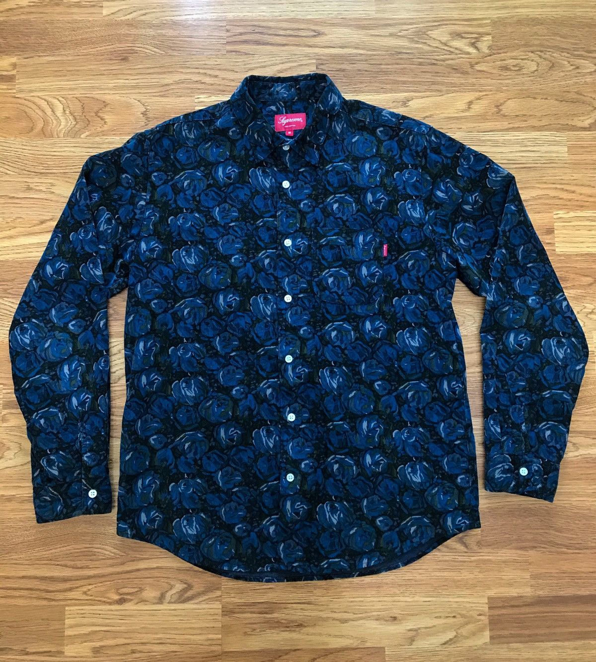 Supreme SUPREME CORDUROY ROSES BUTTON UP SHIRT | Grailed