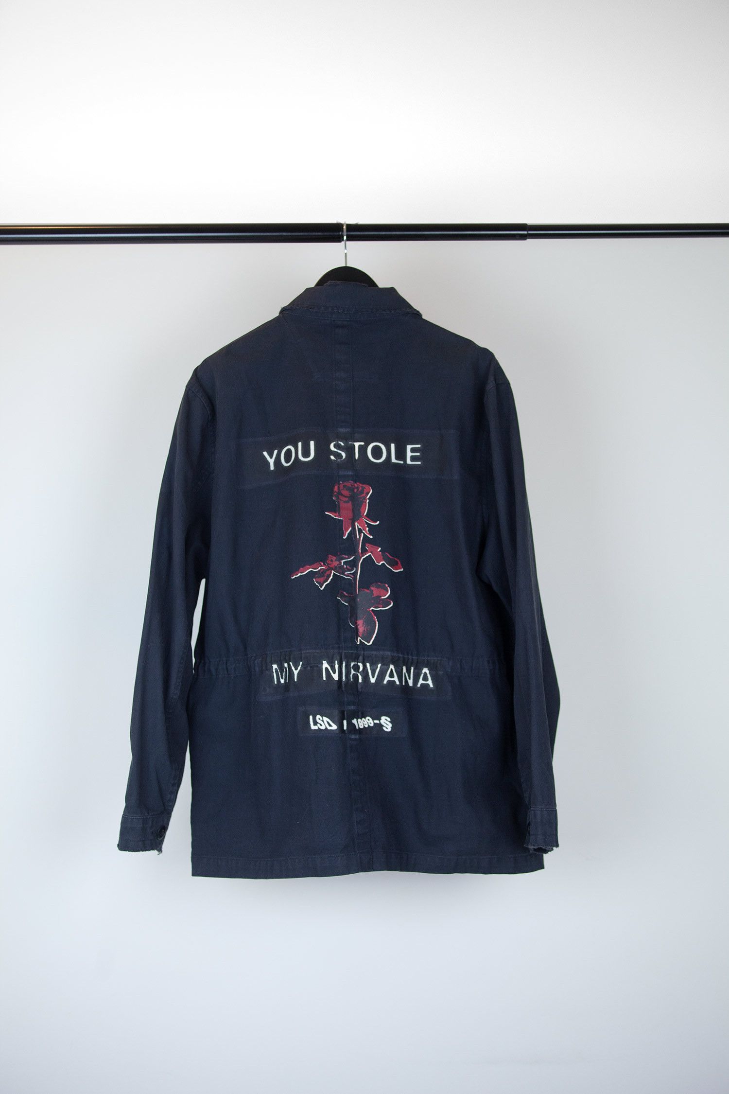 ksubi 黒 ミリタリージャケット YOU STOLE MY NIRVANA