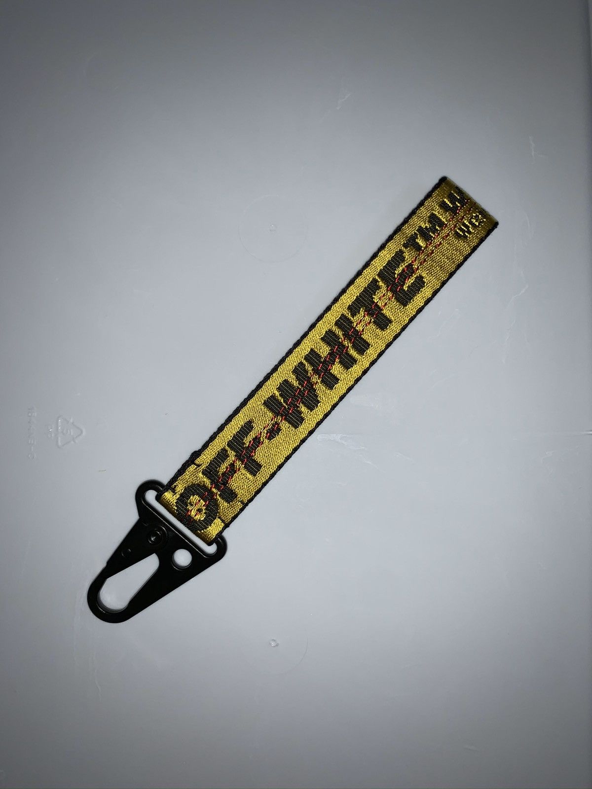 OffWhite Off White Keychain Custom Yellow Grailed