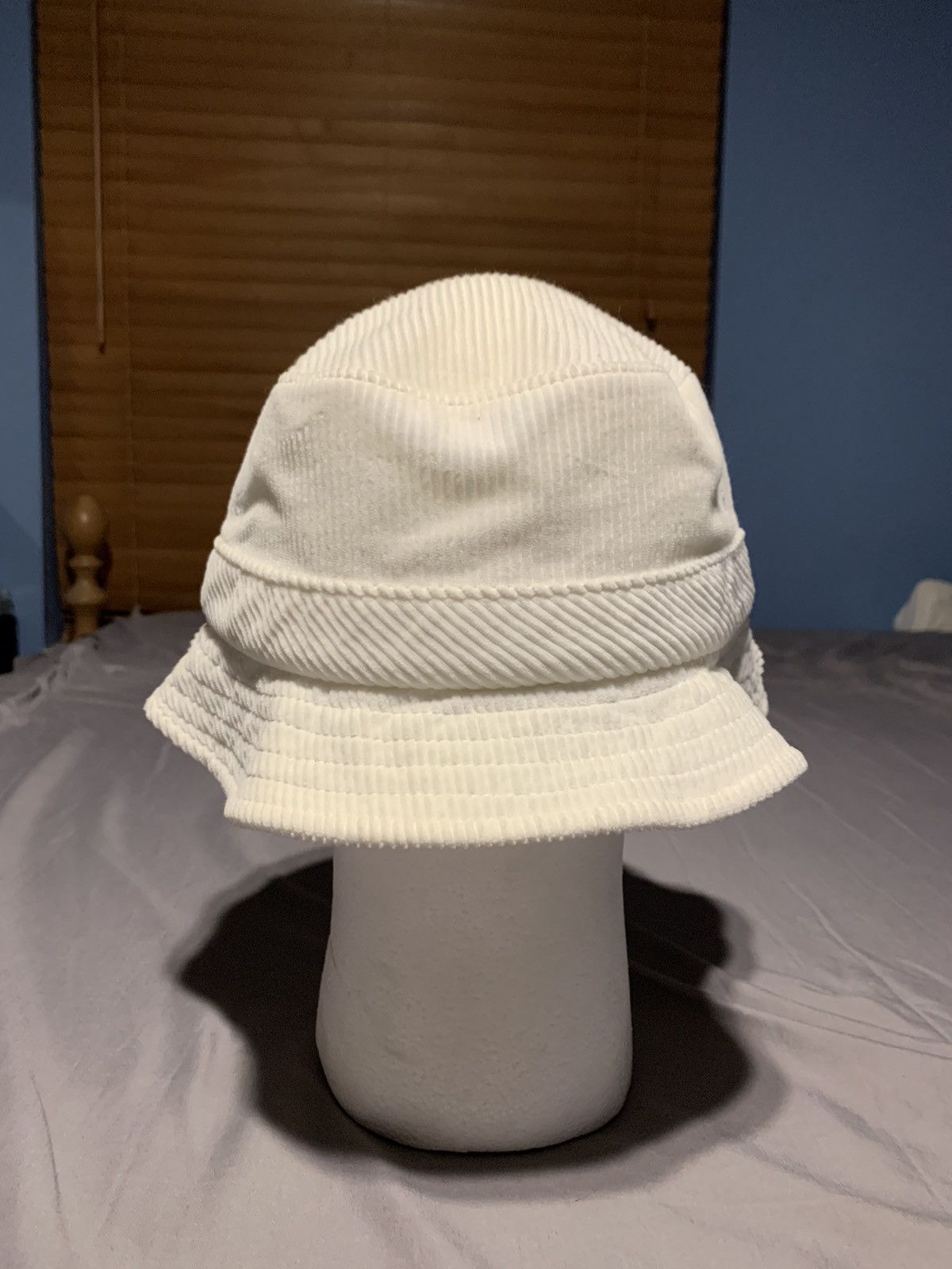 Supreme Supreme Compact Logo Corduroy Crusher Hat White Grailed