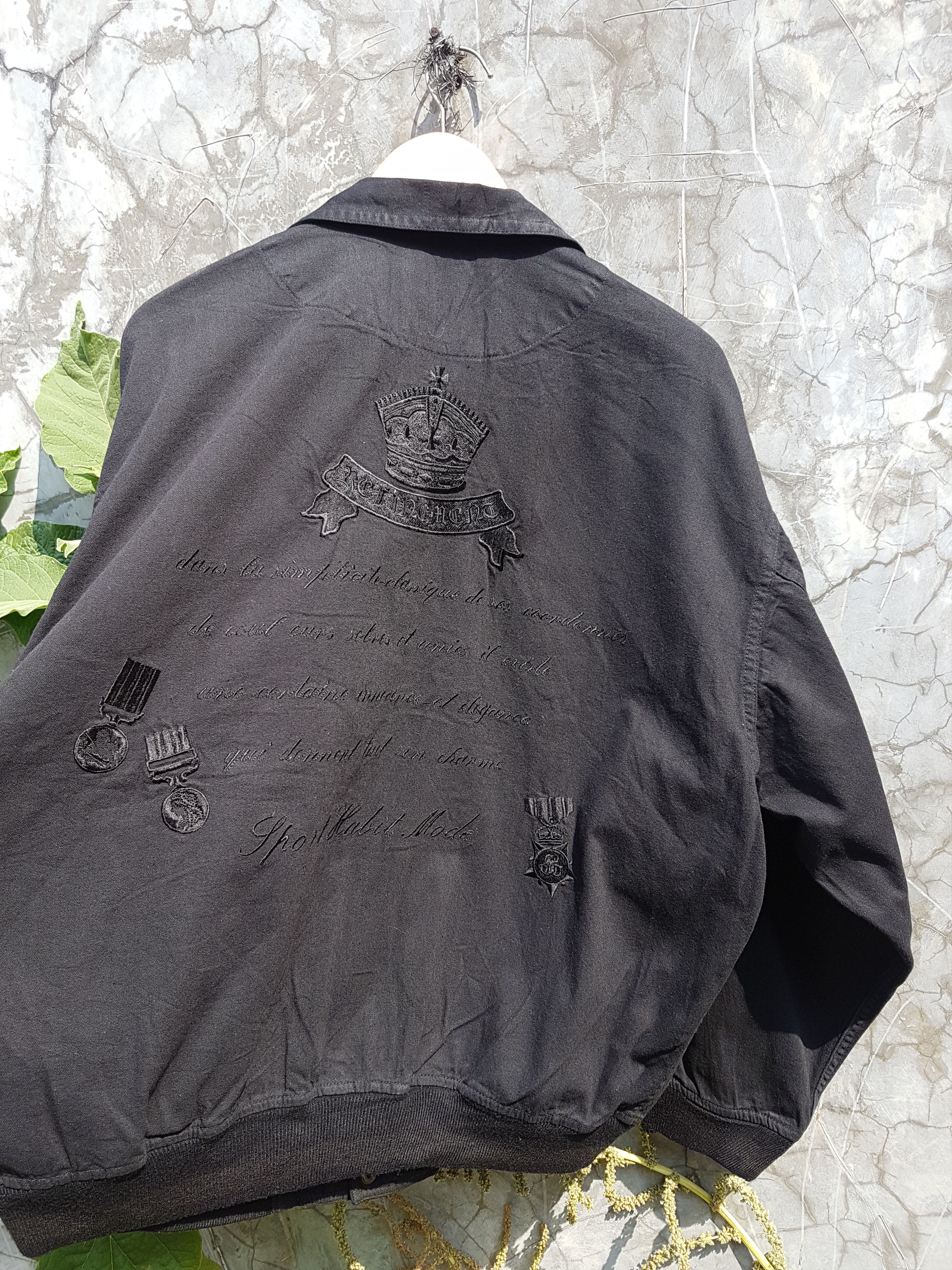 Japanese Brand Fit S to M, ATELIER SAB embroidery Varsity Jacket Size US M / EU 48-50 / 2 - 2 Thumbnail