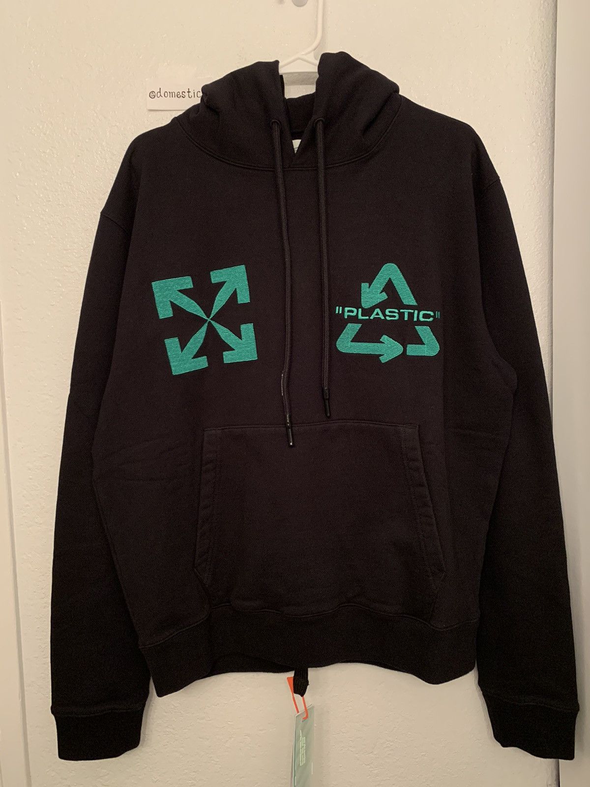 Off-White Off-White Universal Key Black Mint Hoodie Size US L / EU 52-54 / 3 - 1 Thumbnail