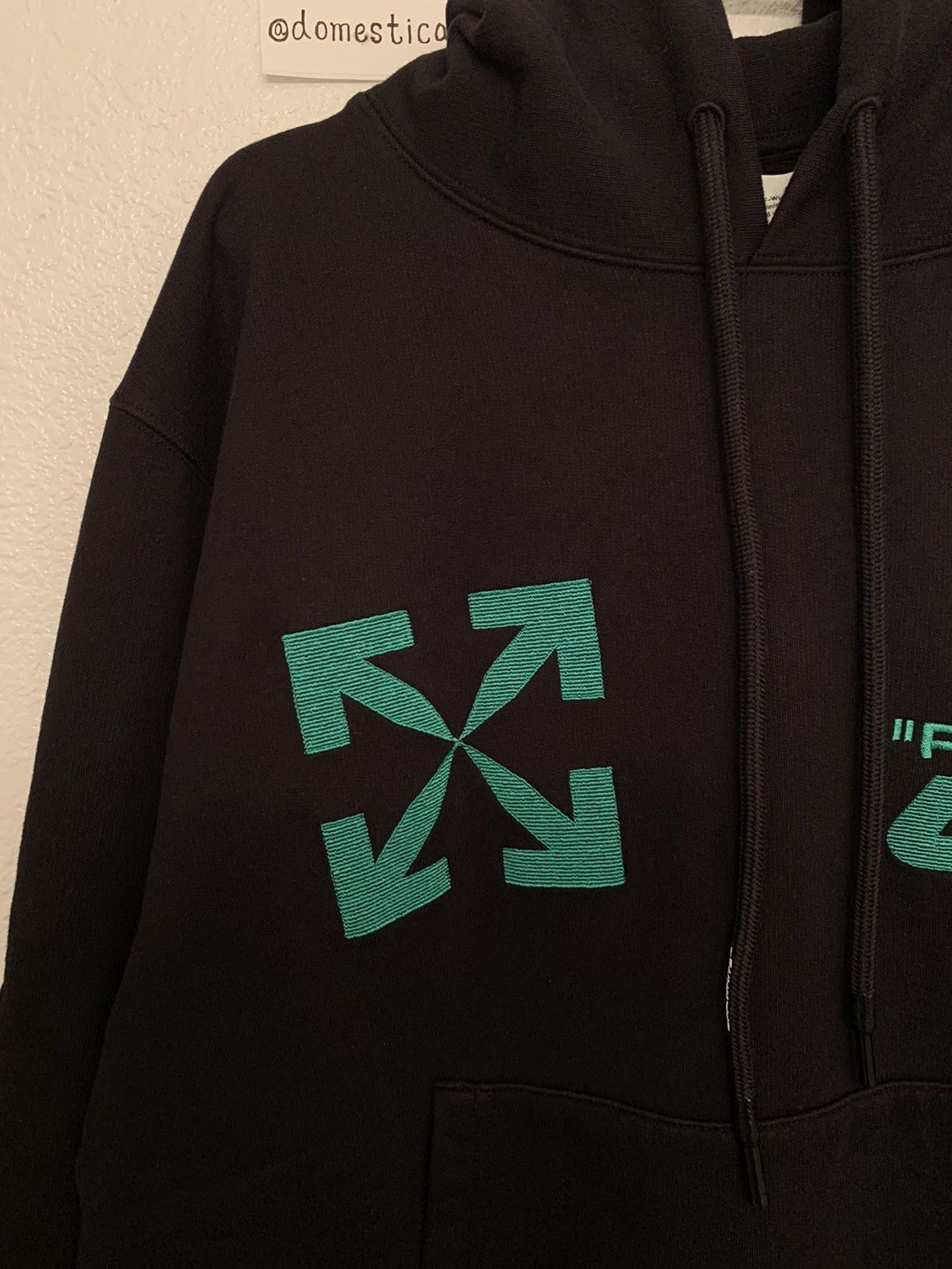 Off-White Off-White Universal Key Black Mint Hoodie Size US L / EU 52-54 / 3 - 4 Thumbnail
