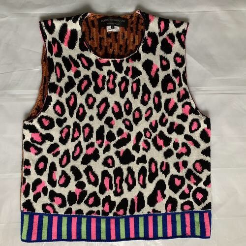 LAST DROP Comme des Garcons Homme Plus SS18 Leopard Vest