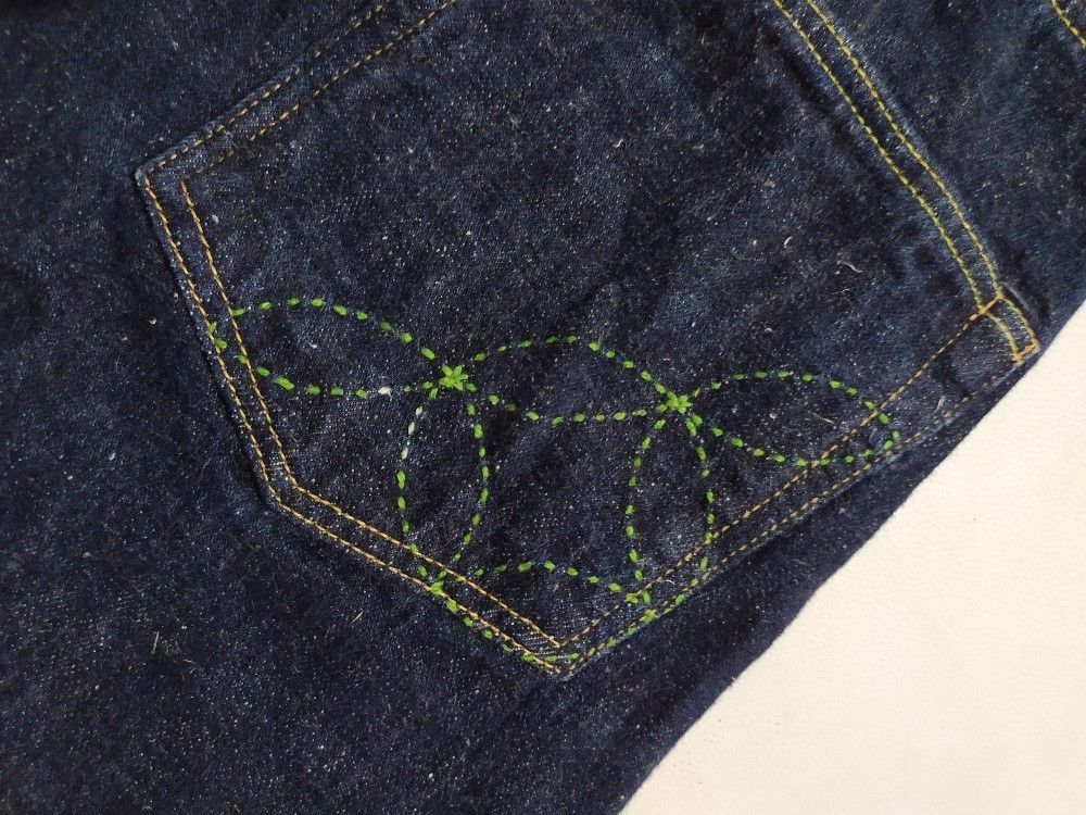 Sugar Cane × Toyo Enterprises Sugar cane Cropped denim Jeans Pants Toyo enterprise Size US 29 - 14 Thumbnail