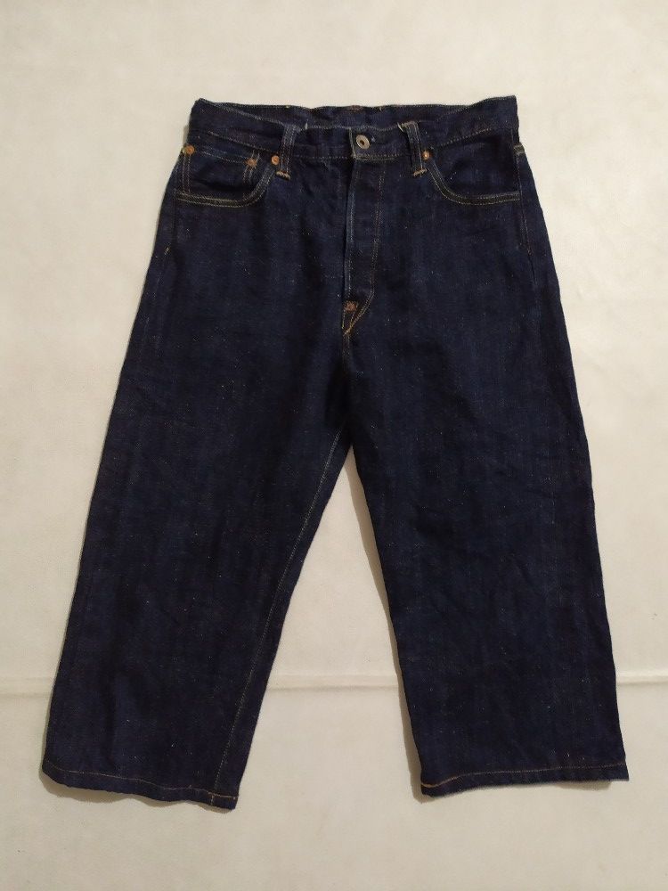 Sugar Cane × Toyo Enterprises Sugar cane Cropped denim Jeans Pants Toyo enterprise Size US 29 - 8 Thumbnail