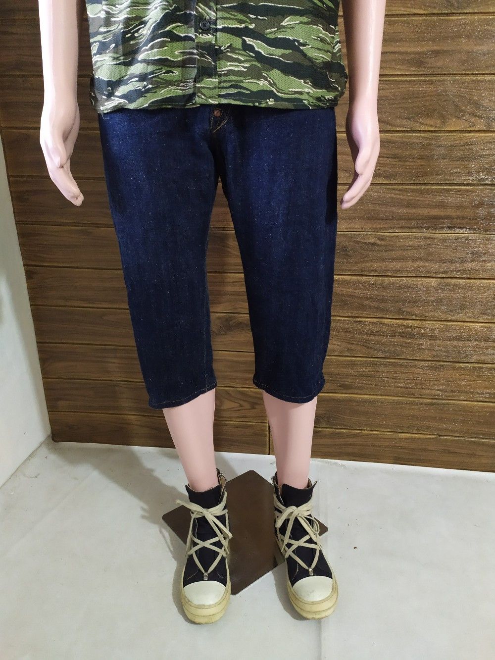 Sugar cane Cropped denim Jeans Pants Toyo enterprise
