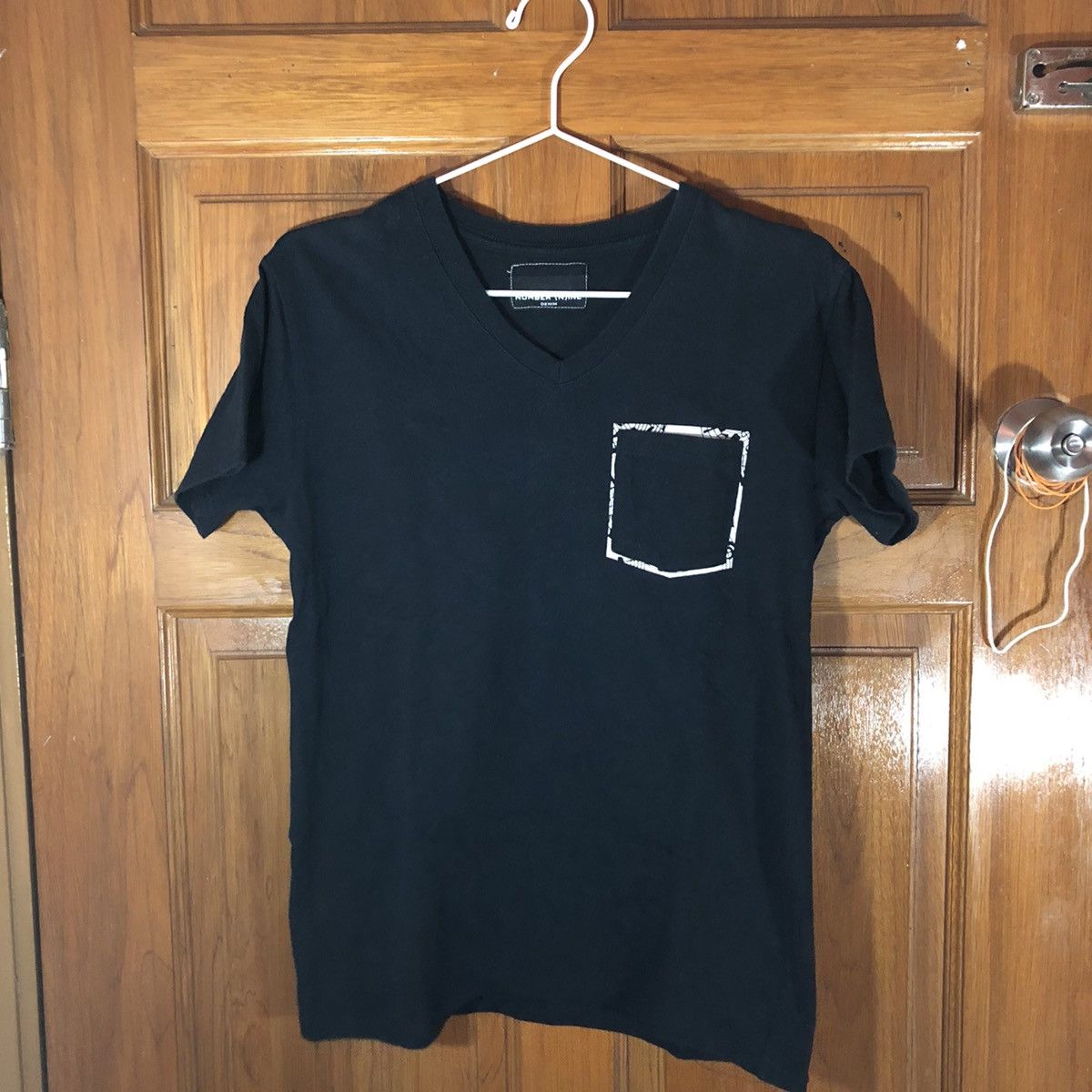 Japanese Brand Number Nine Denim Pocket Tee Size US S / EU 44-46 / 1 - 1 Thumbnail