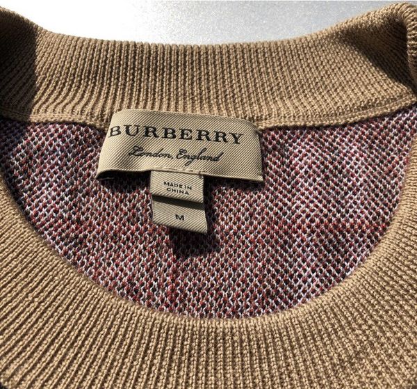 Burberry sales scribble sweater