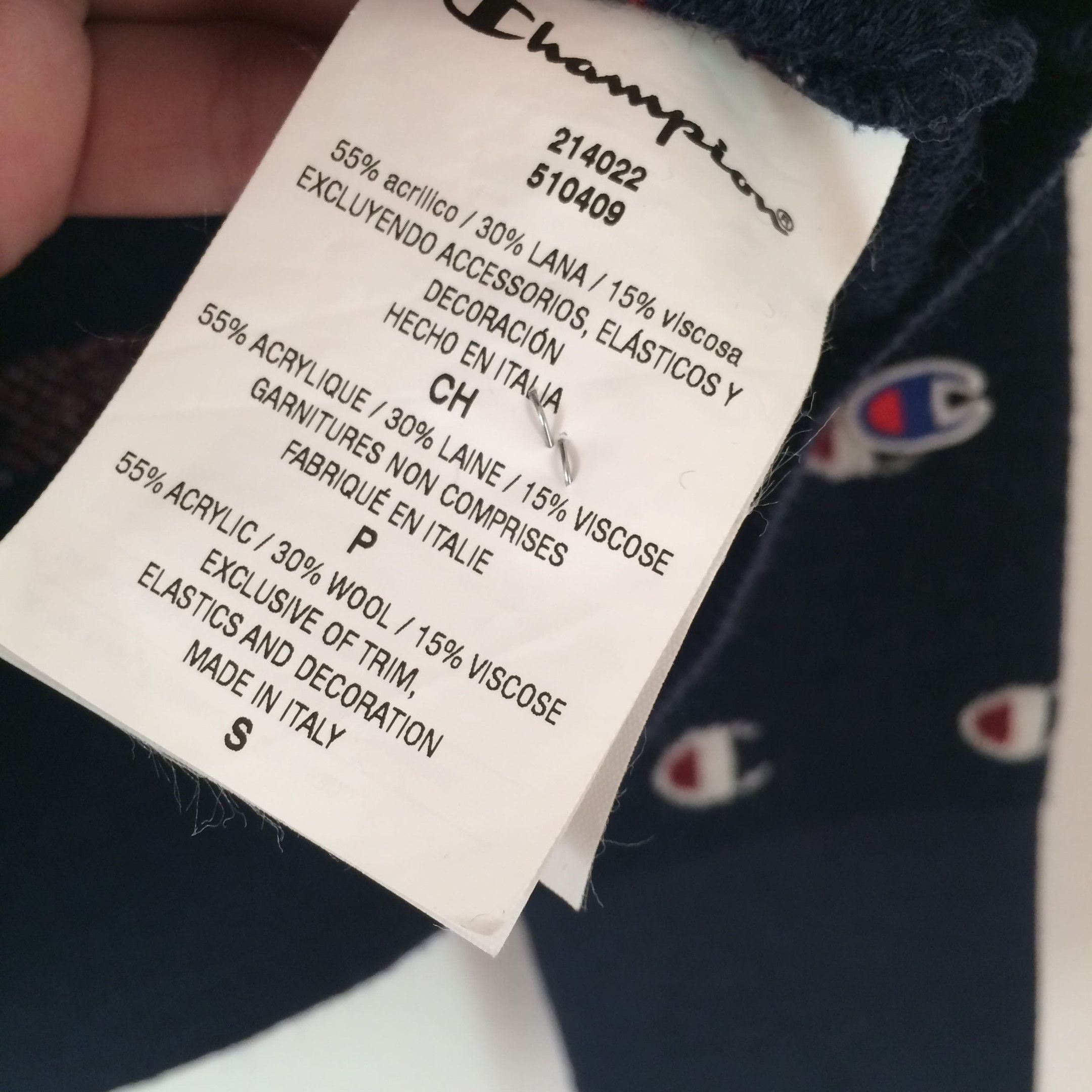 Champion Champion Monogram Logo Sweatshirt Made in Italy Size US M / EU 48-50 / 2 - 4 Thumbnail