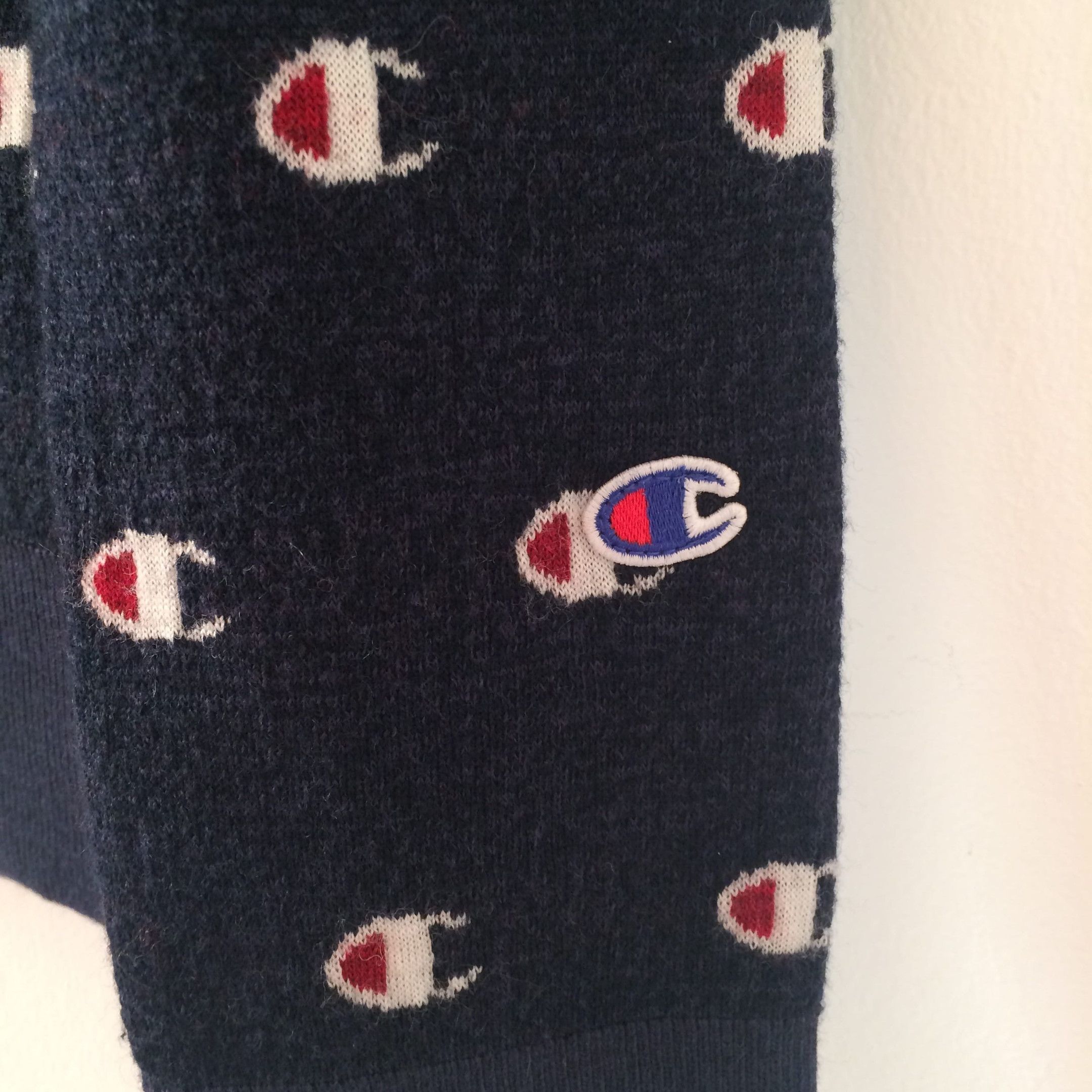 Champion Champion Monogram Logo Sweatshirt Made in Italy Size US M / EU 48-50 / 2 - 2 Thumbnail