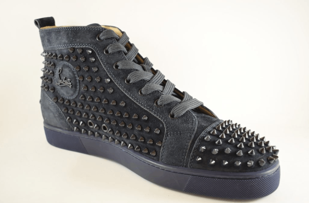 Christian Louboutin Louis Flat VV/Spikes Nuit | Grailed