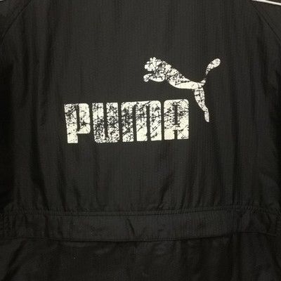 Vintage Puma jacket long embroidered size 150 fit M or L