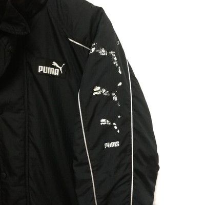 Vintage Puma jacket long embroidered size 150 fit M or L