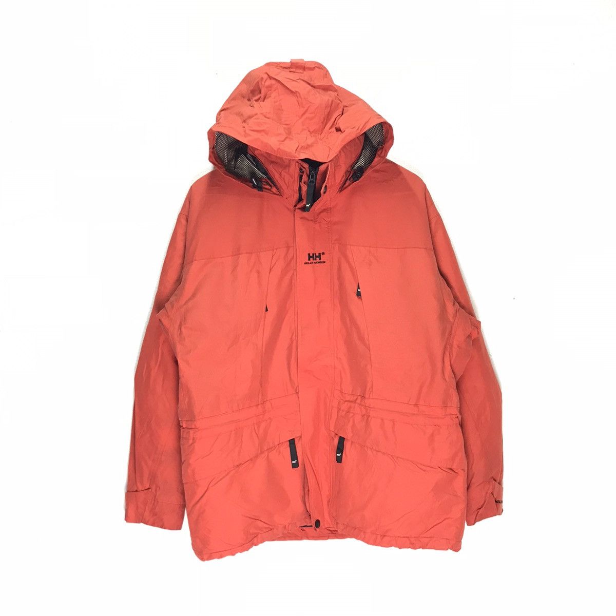 Helly Hansen Ski jacket winter hooded orange color Size US L / EU 52-54 / 3 - 1 Thumbnail