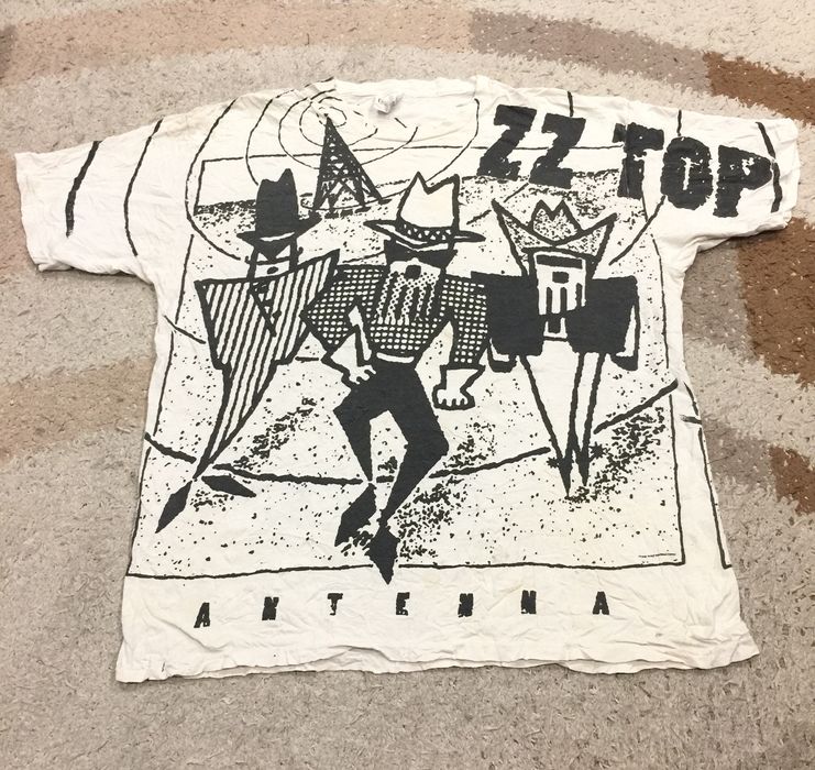 Vintage Vintage 90’s Antenna (ZZ Top album) TShirt Grailed