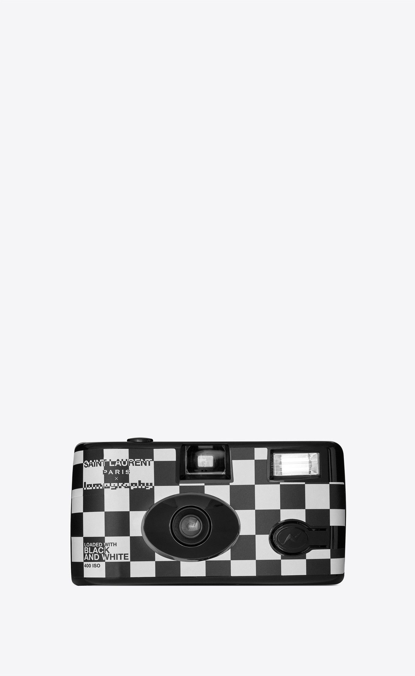 Saint Laurent Paris LOMOGRAPHY CHECKERED SINGLE-USE CAMERA